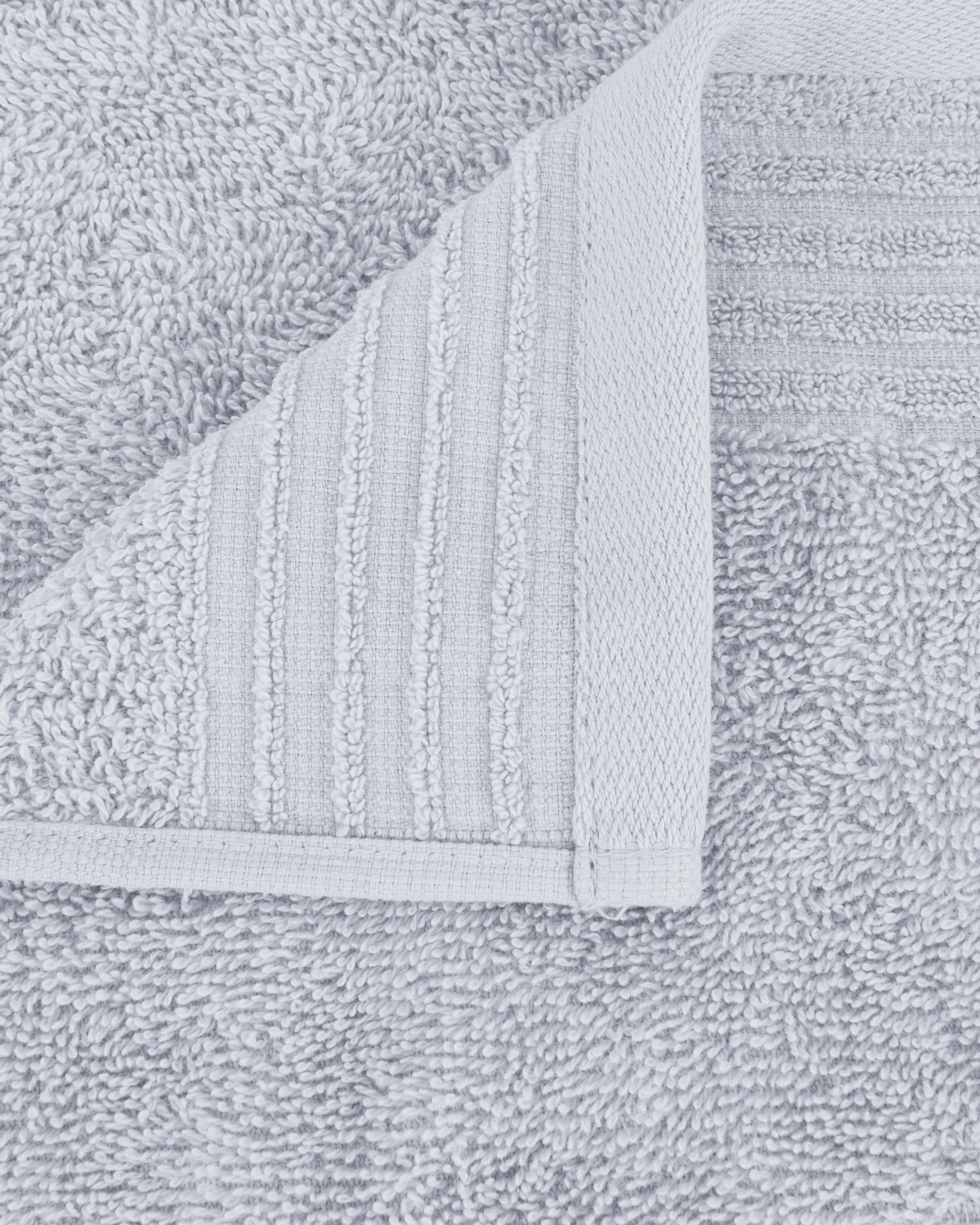2 Edan Cotton Hand Towel - Silver Look, 2 of 5