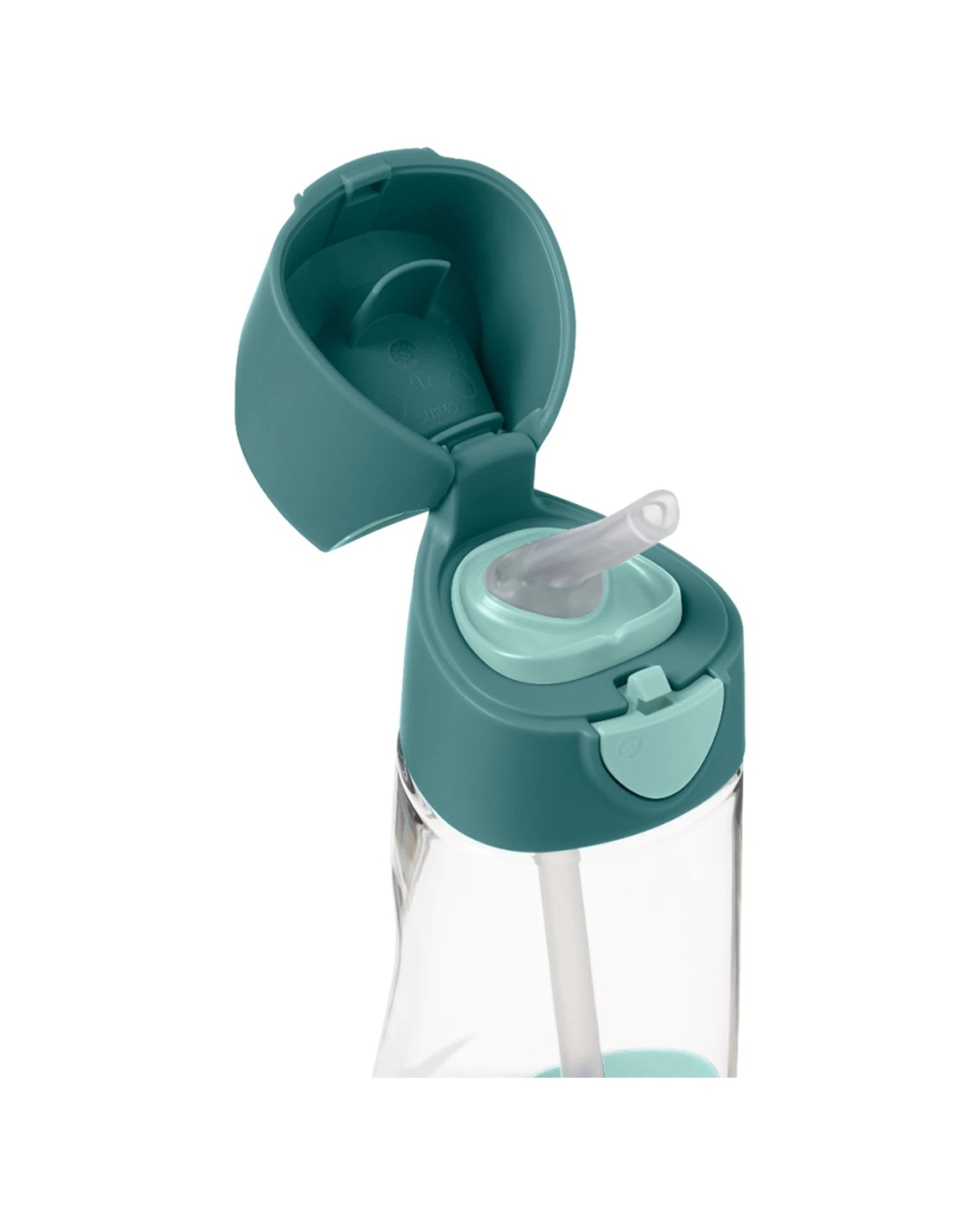 4 B.Box Tritan Kids Water Drink Bottle Spill Proof Emerald Forest 450ml - Green, 4 of 5