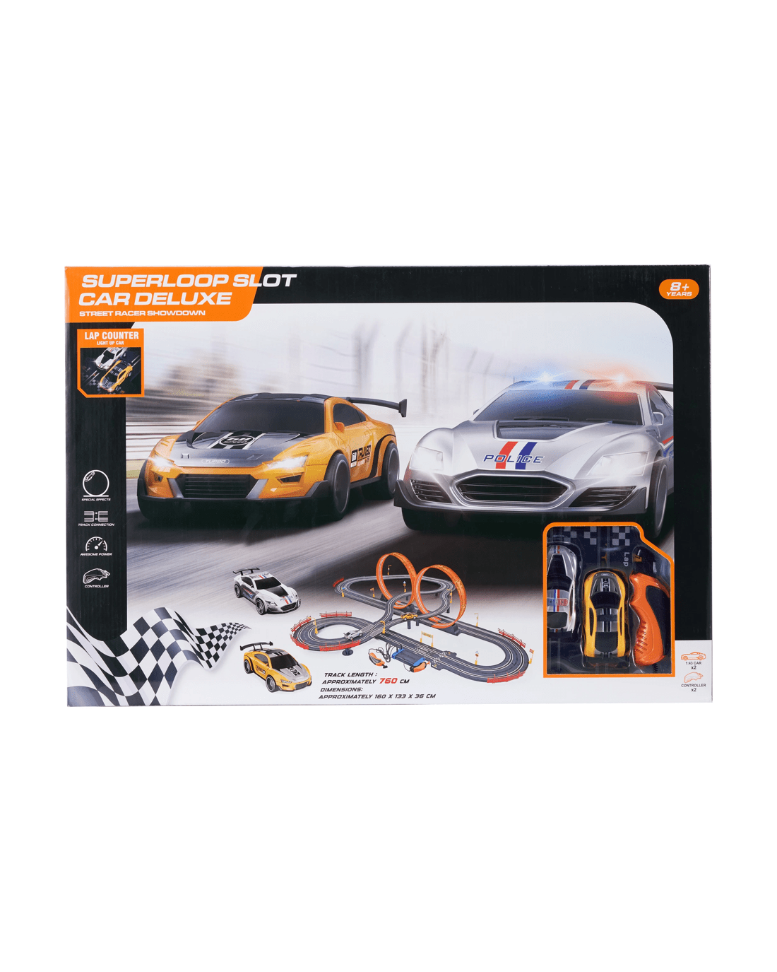 9 Super Loop Slot Car Deluxe Set, 9 of 10