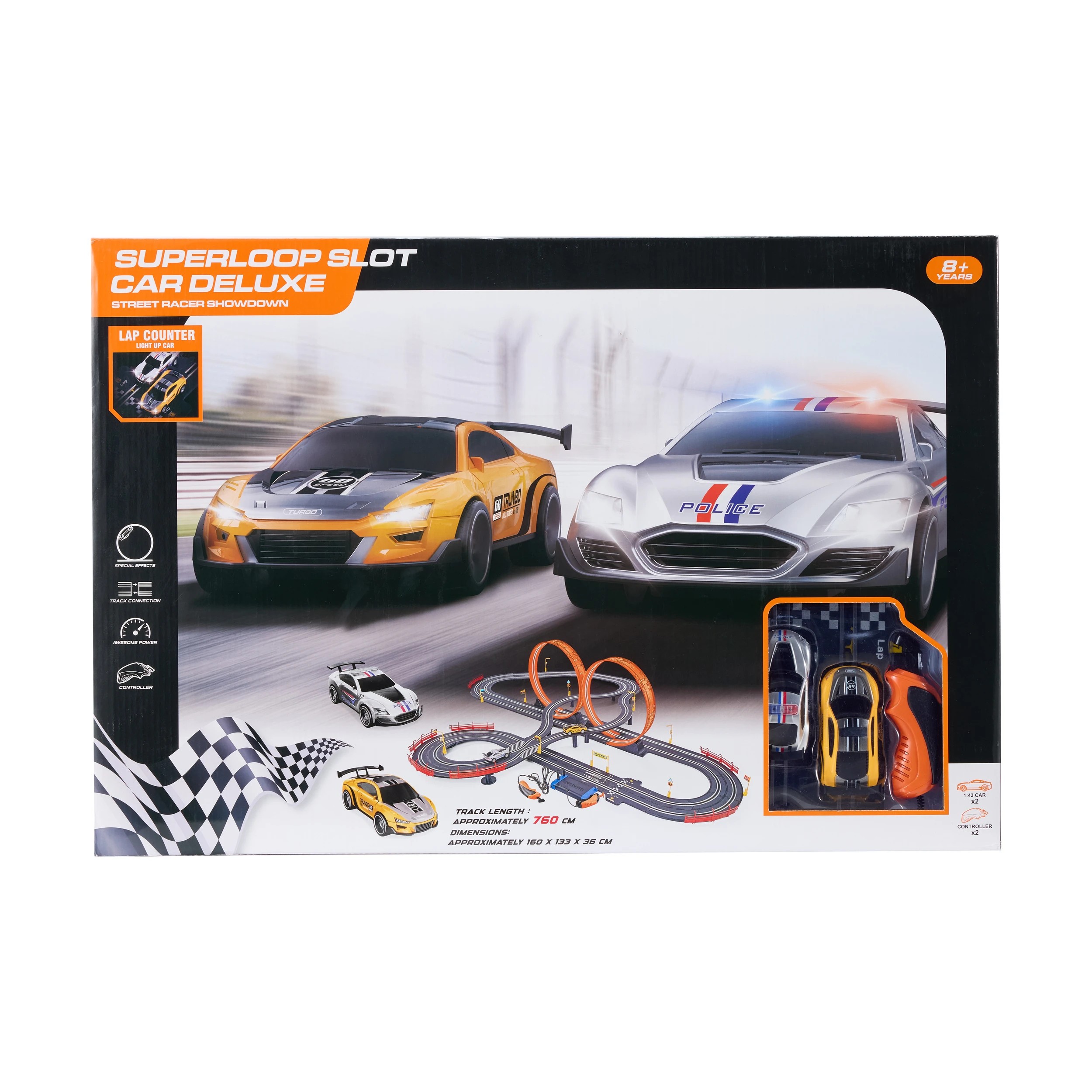9 Super Loop Slot Car Deluxe Set, 9 of 10
