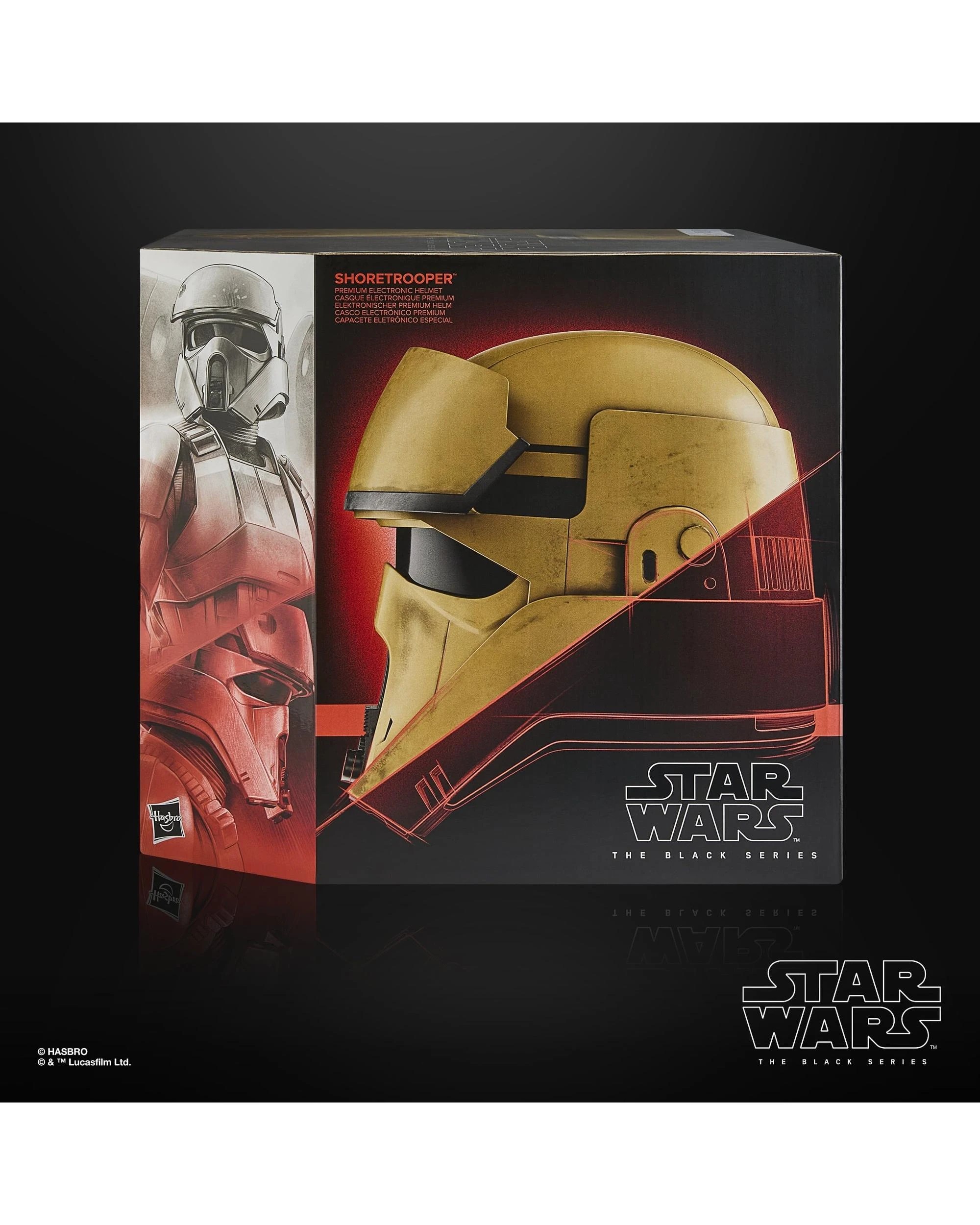 2 Star Wars: The Black Series Andor Shoretrooper Electronic Helmet, 2 of 10
