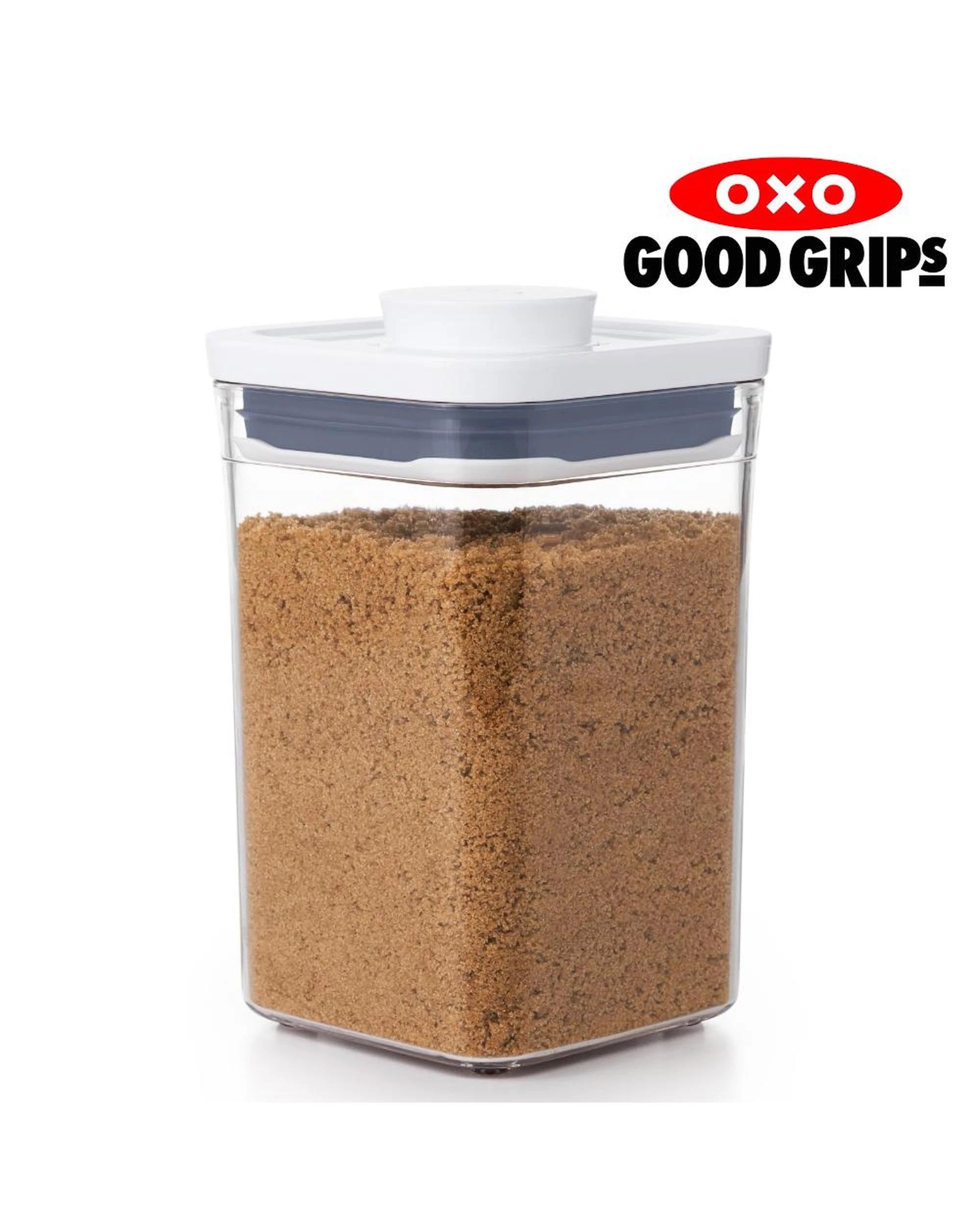 1 OXO Good Grips Pop 2.0 Small Square Short Container  1000ml  1L - Clear, 1 of 4