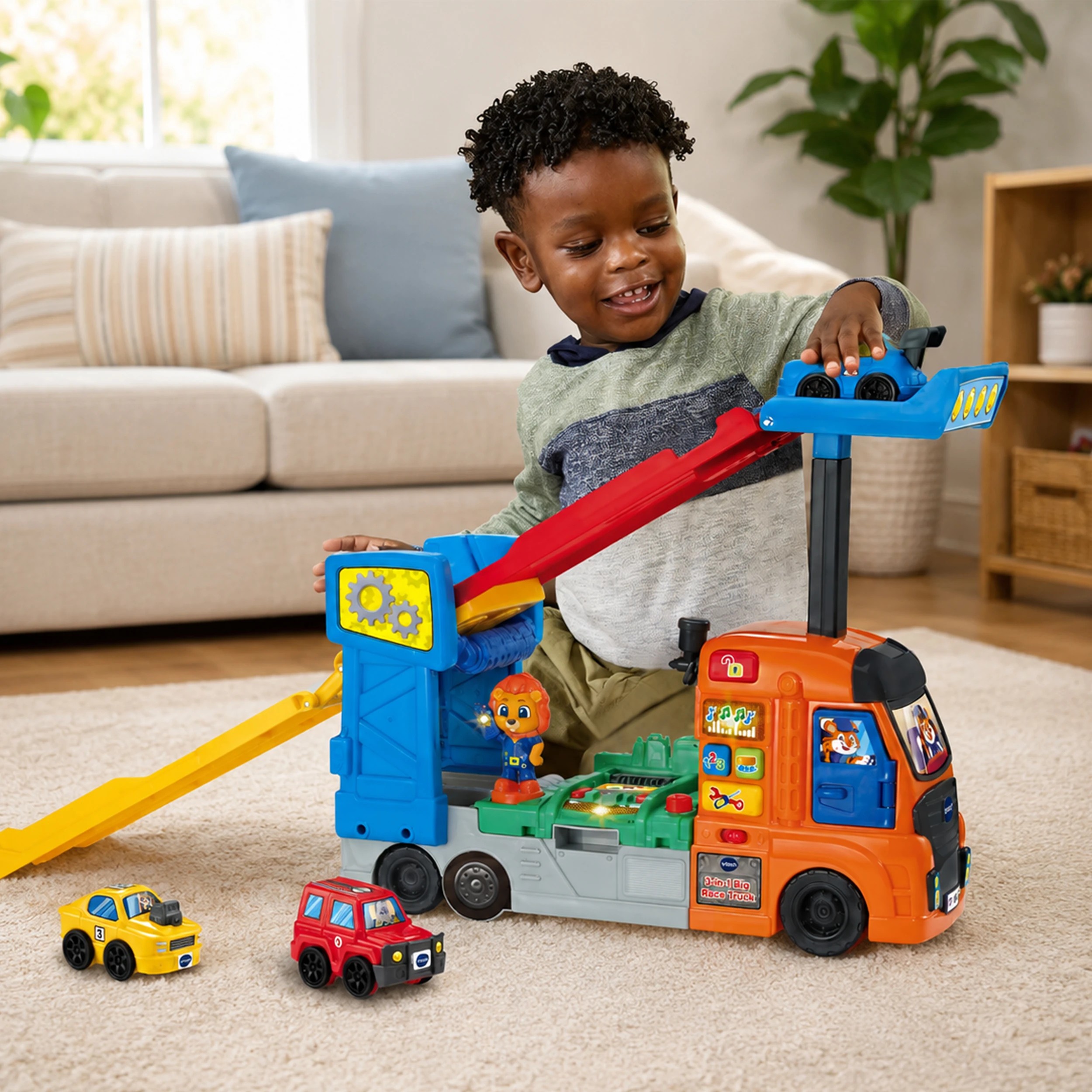 5 VTech Toot - Toot Drivers 3 - in - 1 Big Race Truck - Multi, 5 of 5