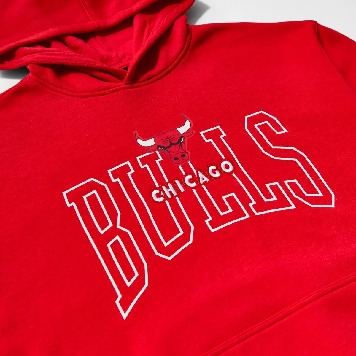 3 Official NBA Adult Lounge Hoodie Bulls 7c3s, 3 of 4