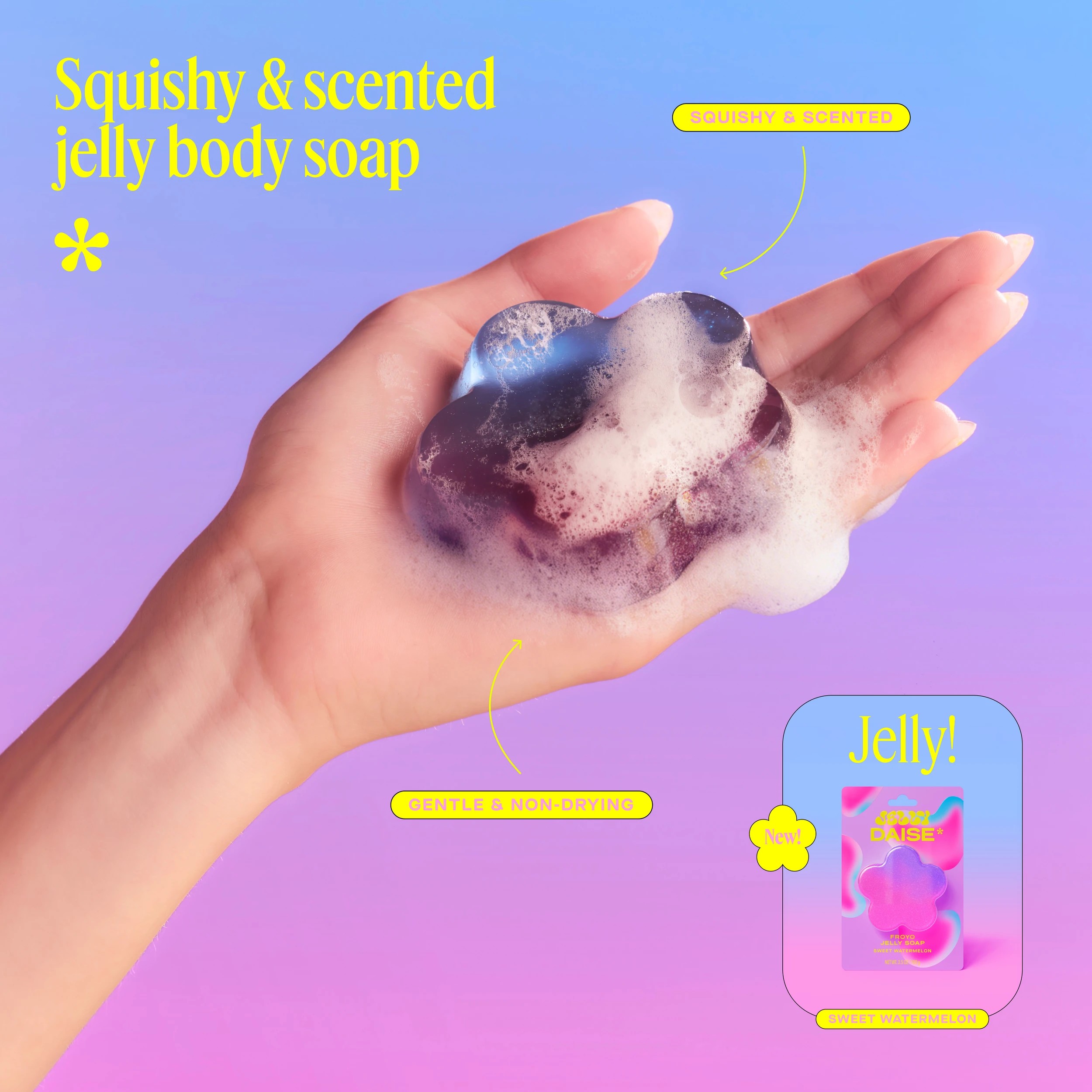 3 DAISE Froyo Jelly Soap 100g - Sweet Watermelon, 3 of 10