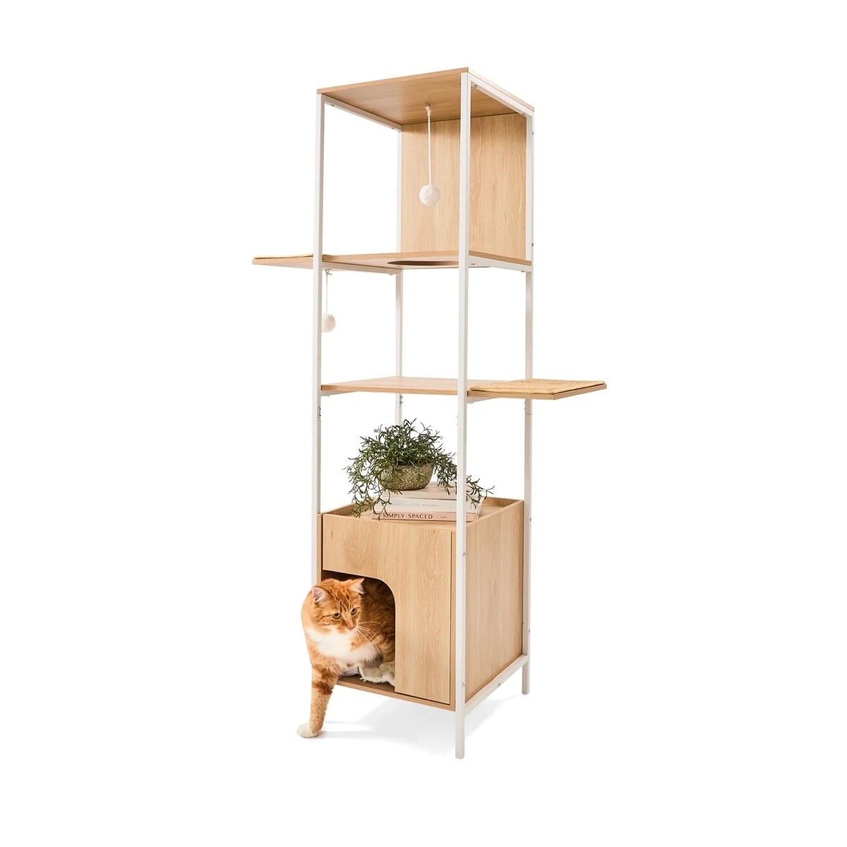 1 Cat Tower Wooden, 1 of 10