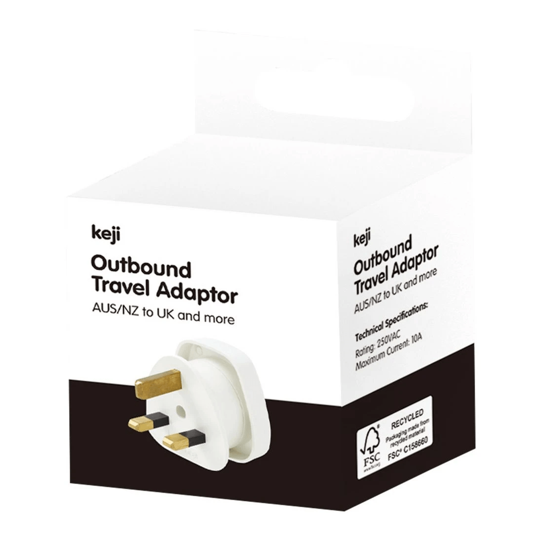 2 Keji Outbound Travel Adaptor UK, 2 of 6