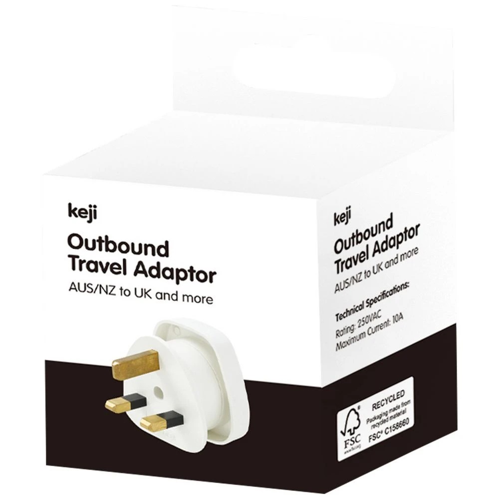 2 Keji Outbound Travel Adaptor UK, 2 of 6