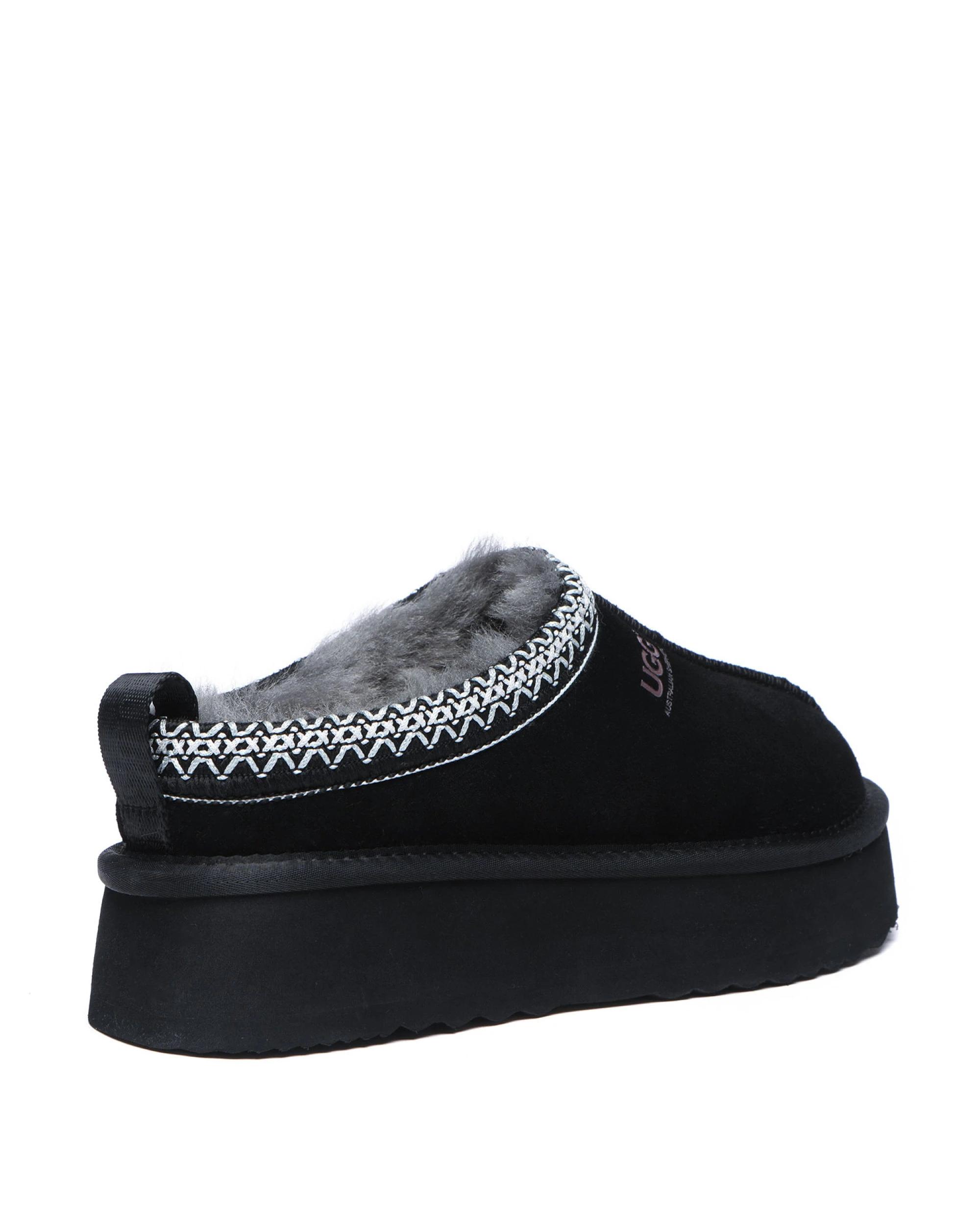 3 Australian Shepherd UGG Unisex Ventus Cow Suede Platform BLACK, 3 of 5