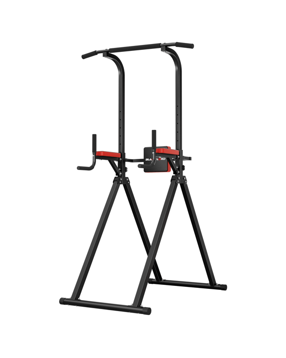 Black Lord Power Tower Chin Up Bar Pull Up Weight Bench Home Gym Foldable
