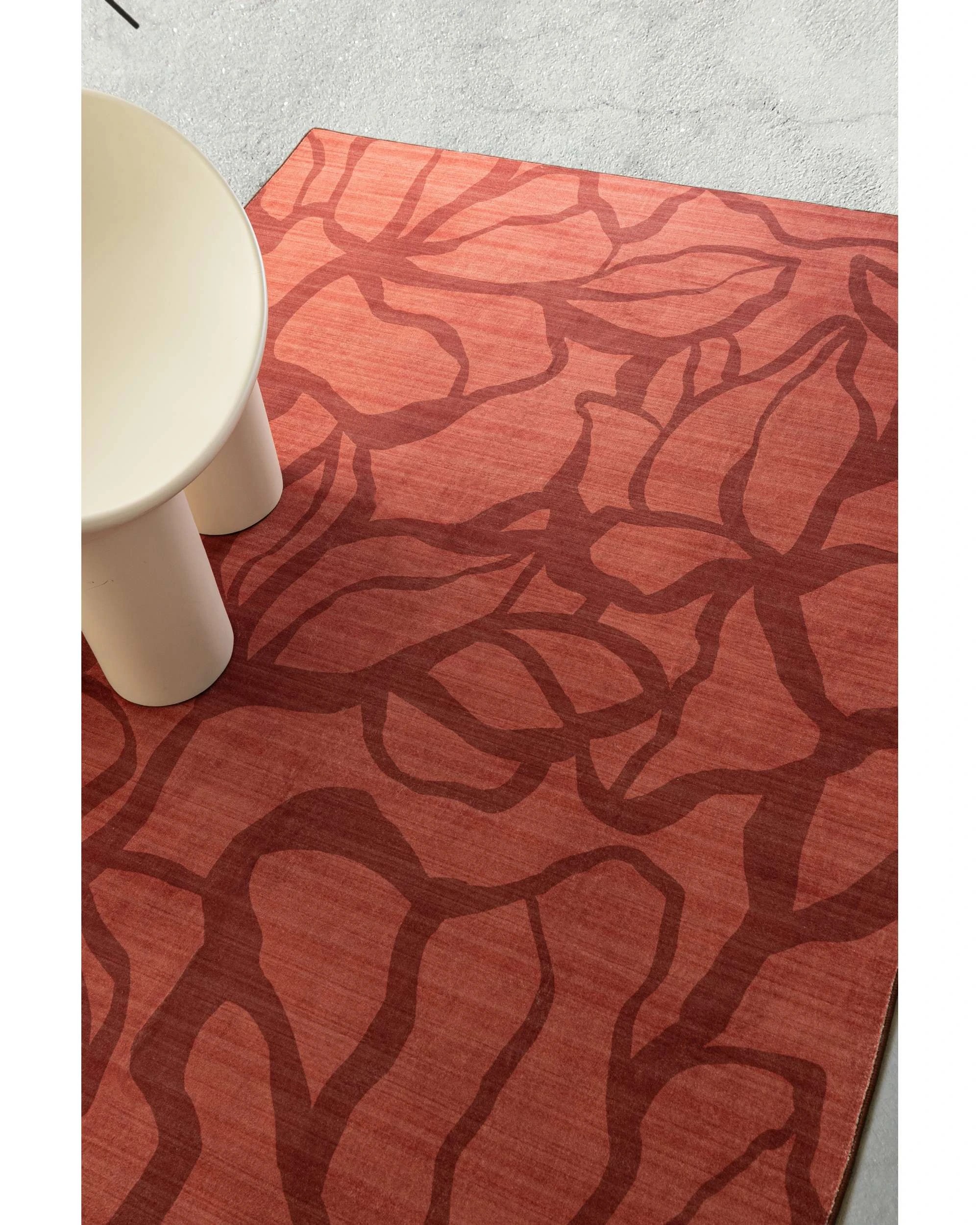 3 Loopsie Beckton Printed Washable Rug-370cm x 270cm - Red, 3 of 8