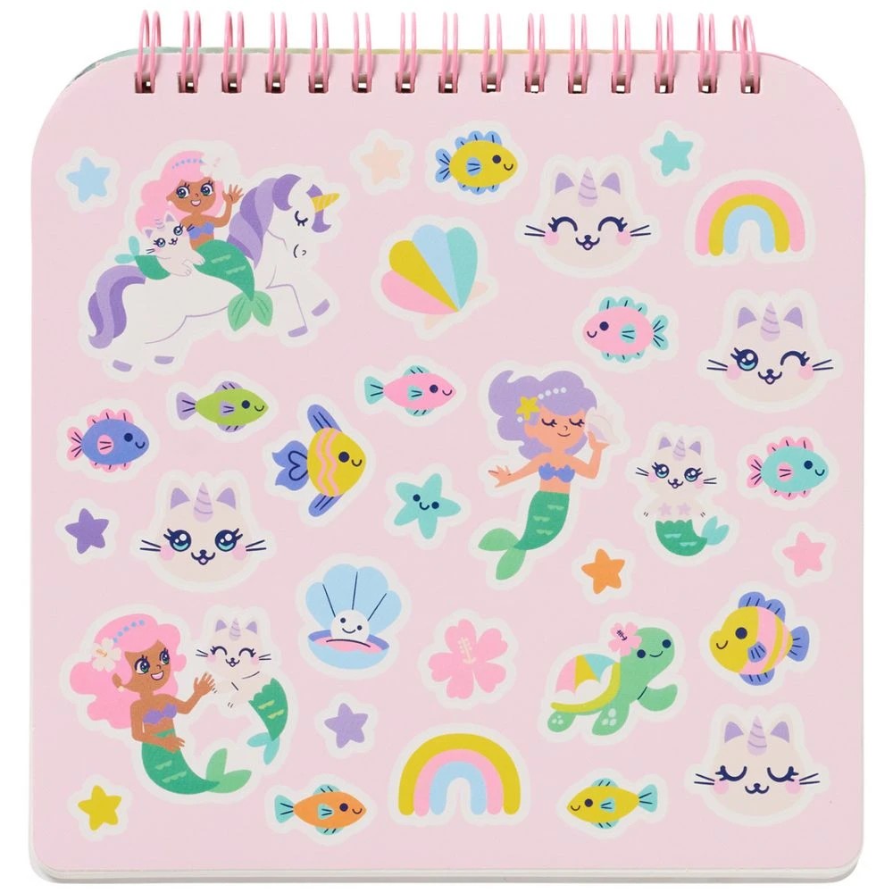 4 Studymate Purrmaid Notebook with Stickers, 4 of 6