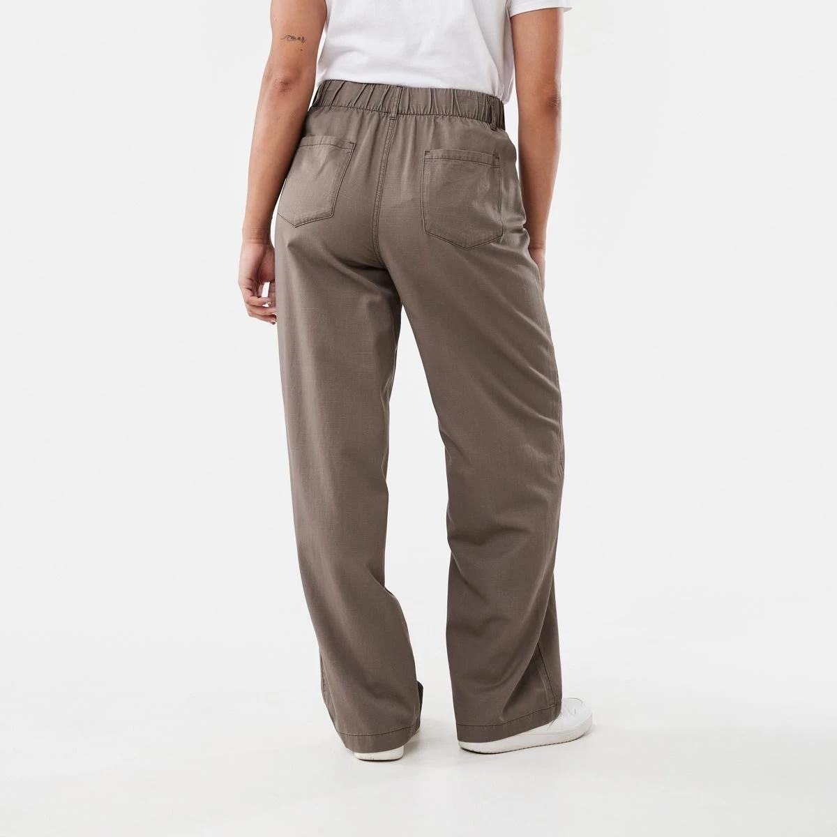 3 Tie Waist Pants Taupe Brn, 3 of 5