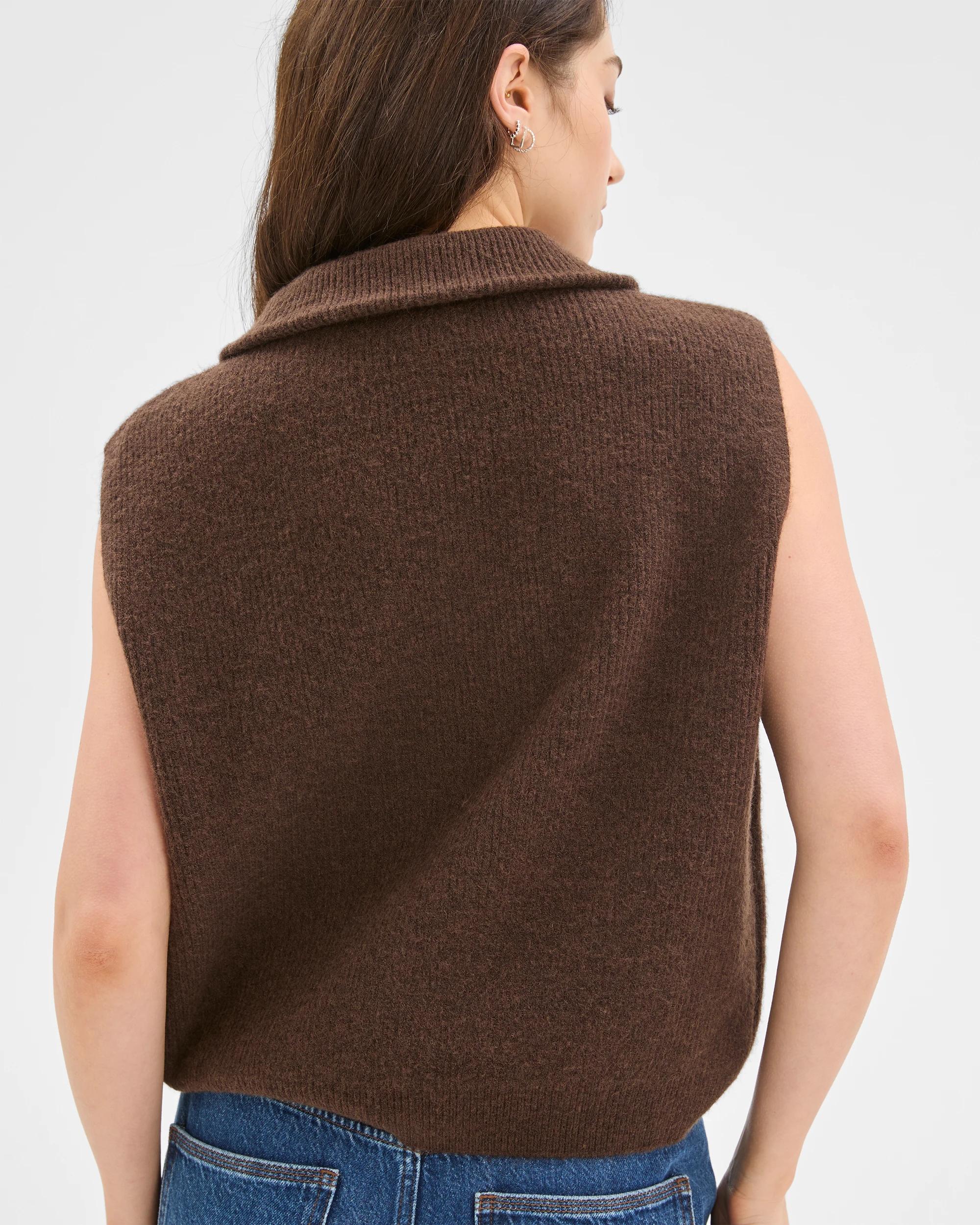 7 Lily Loves High Neck Vest BARK, 7 of 7