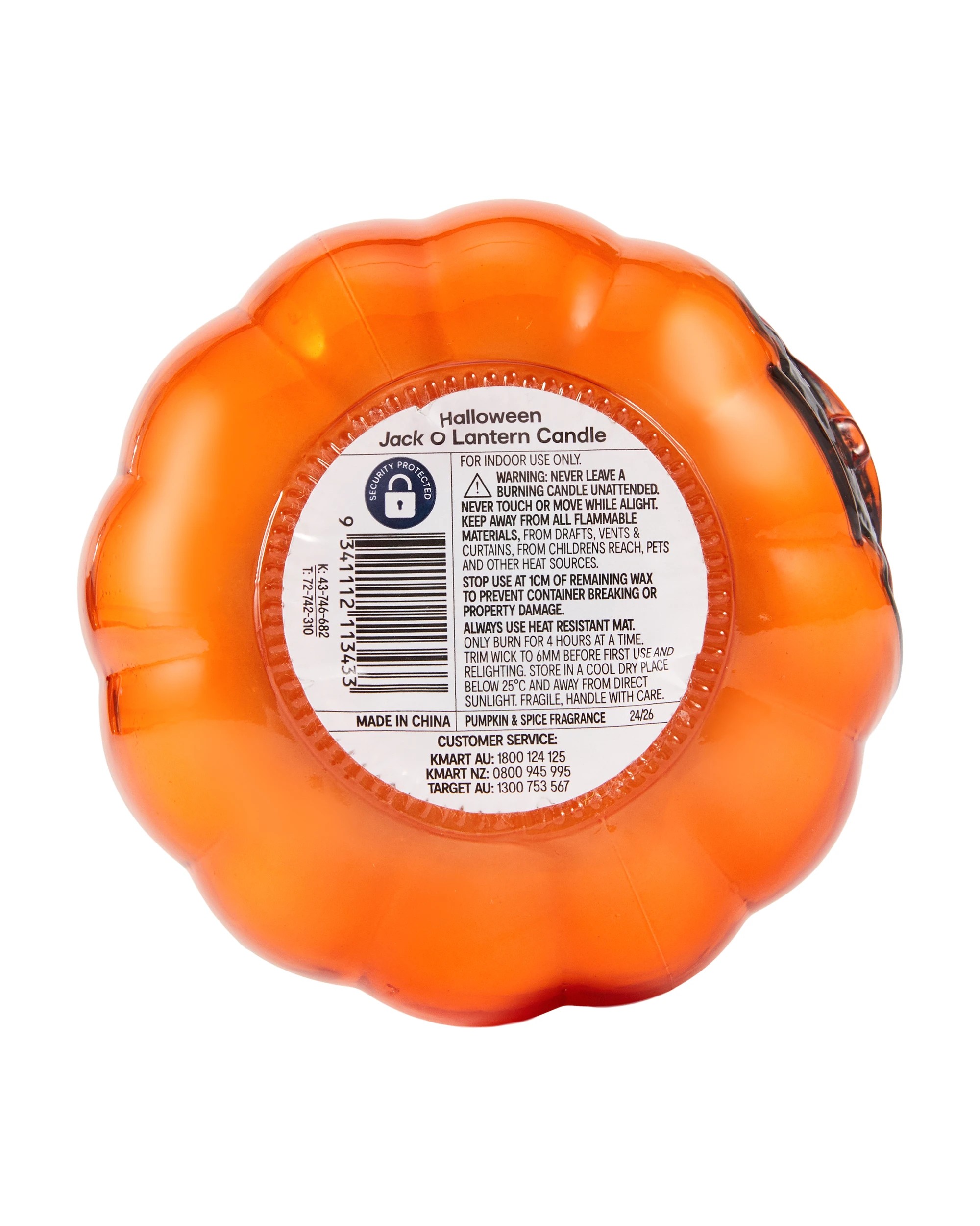 5 Halloween Jack-O'-Lantern Candle, 5 of 5