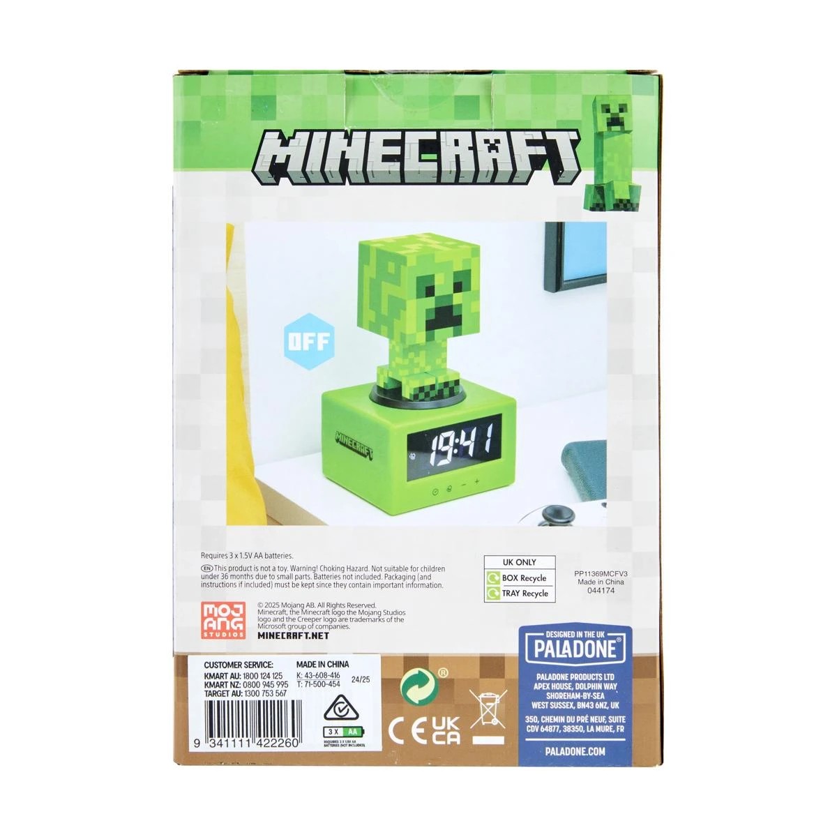 8 Minecraft Creeper Icon Alarm Clock, 8 of 8