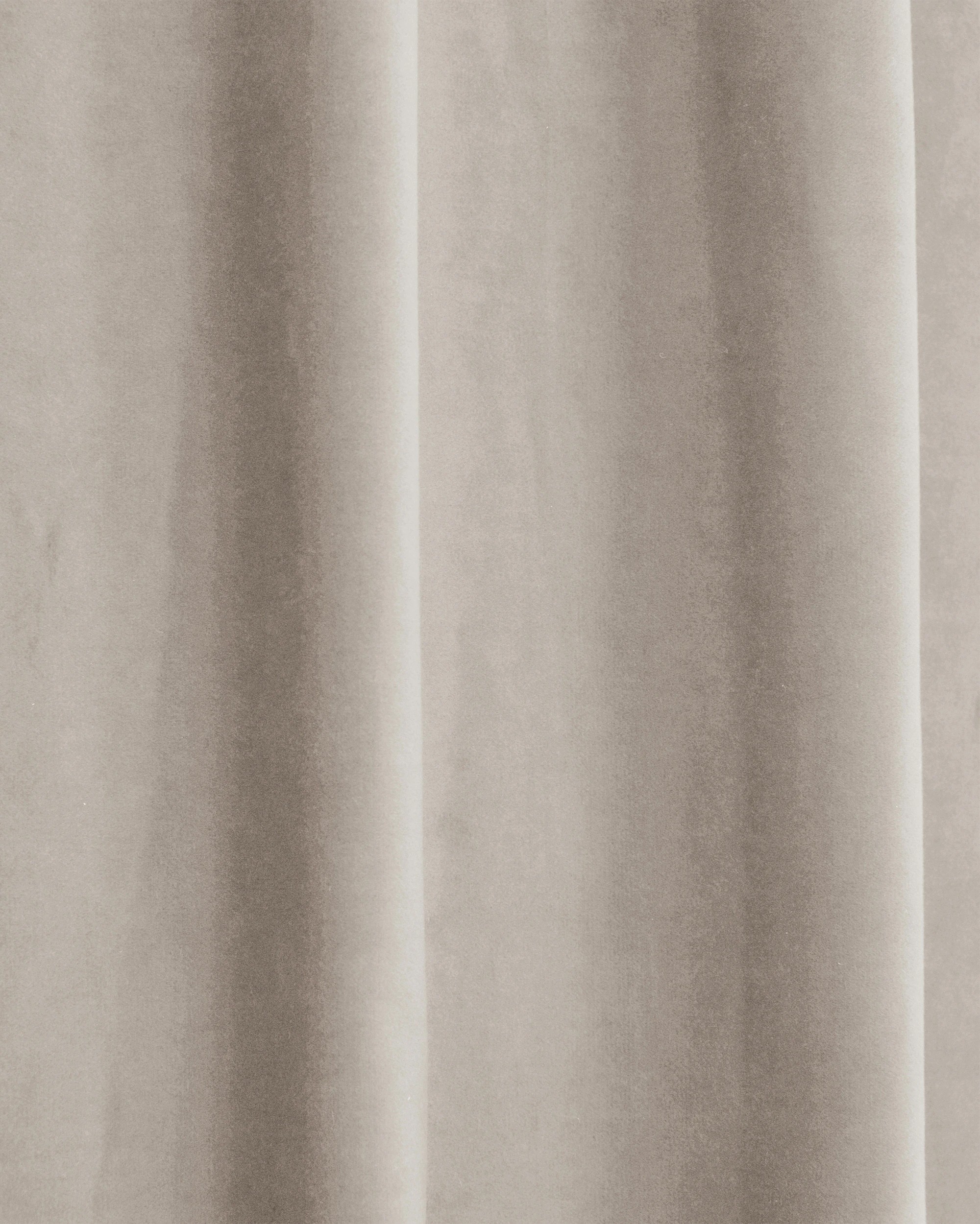 5 Cadence & Co. Byron Matte Velvet 100% Blockout Concealed Tab Top Curtains Twin Pack 90x223cm - Oat, 5 of 7