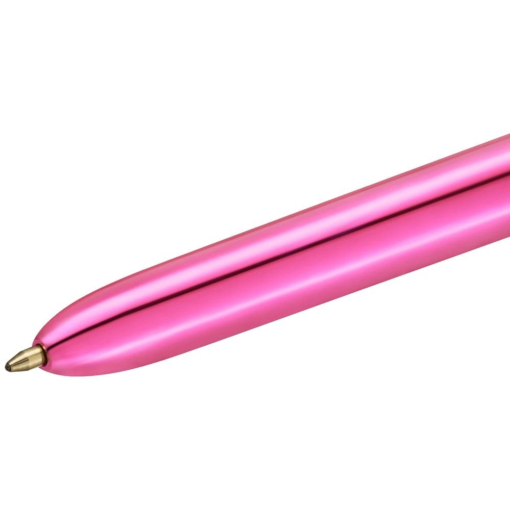 5 BIC 4 Colours Shine Ballpoint Pen Pink, 5 of 6