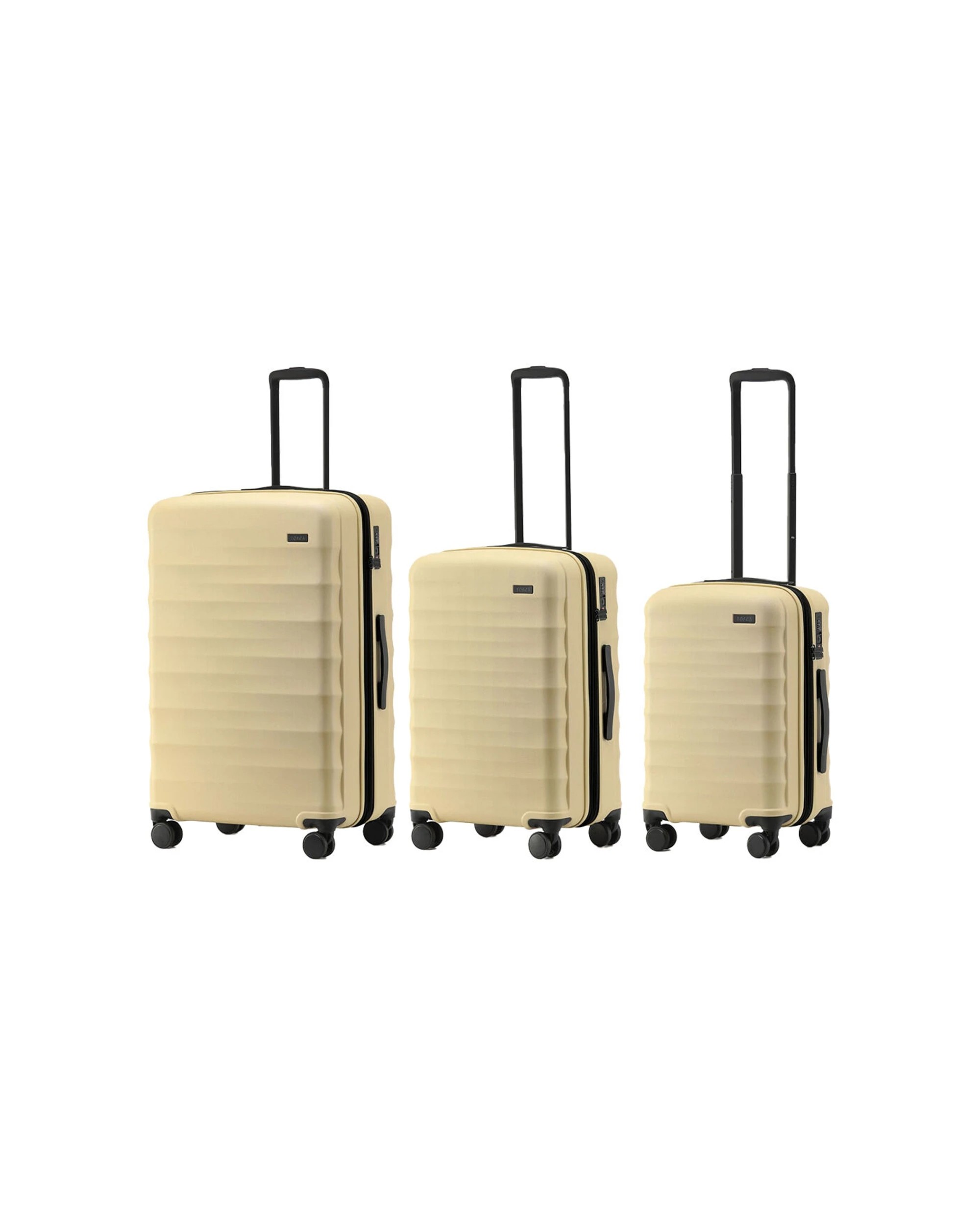 1 Tosca 3Pc Interstellar 2.0 Trolley Travelling Suitcase Luggage Set - Yellow, 1 of 8