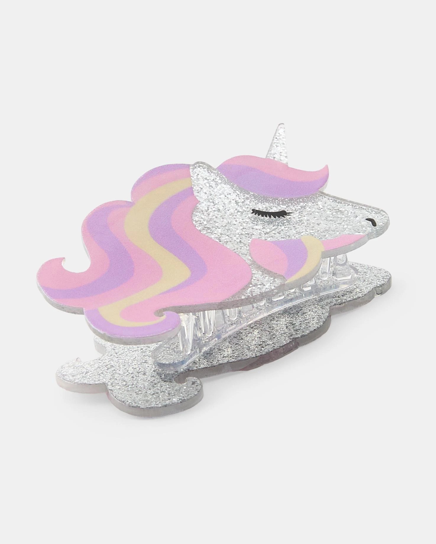 2 Unicorn Large Claw Hair Clip, 2 of 4