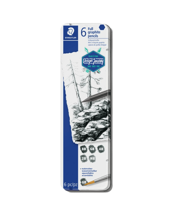 Staedtler Mars Full Graphite Pencils 6 Pack
