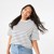 MONO STRIPE SNOW WHITE