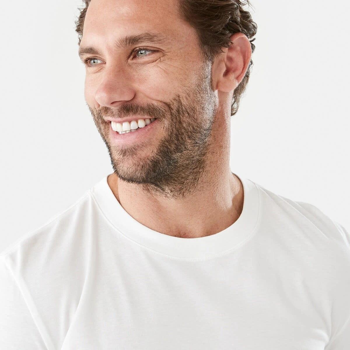 4 Long Sleeve Longline T-shirt White, 4 of 5