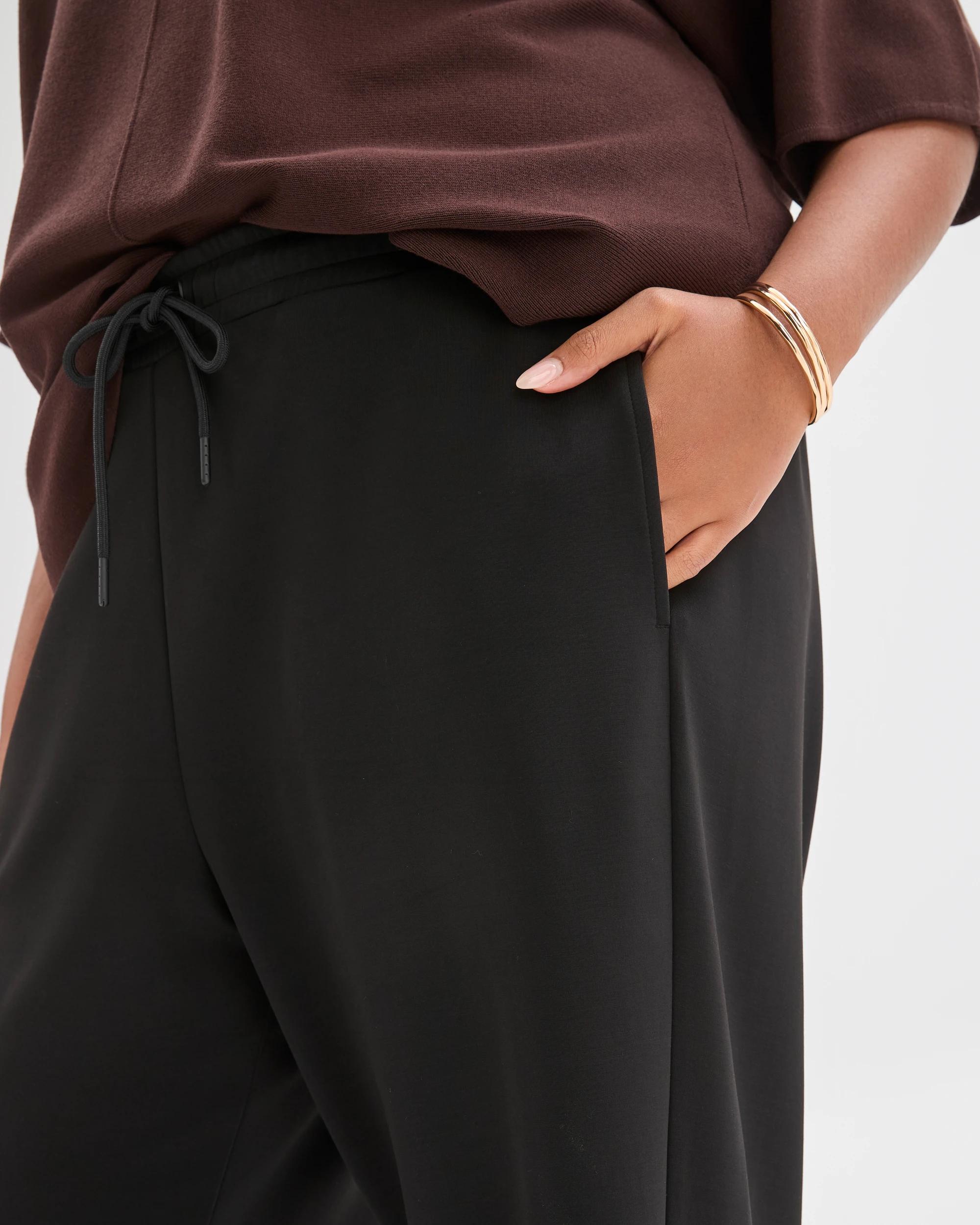 5 Target Curve Plus Size Active Studio Lounge Pants BLACK, 5 of 6