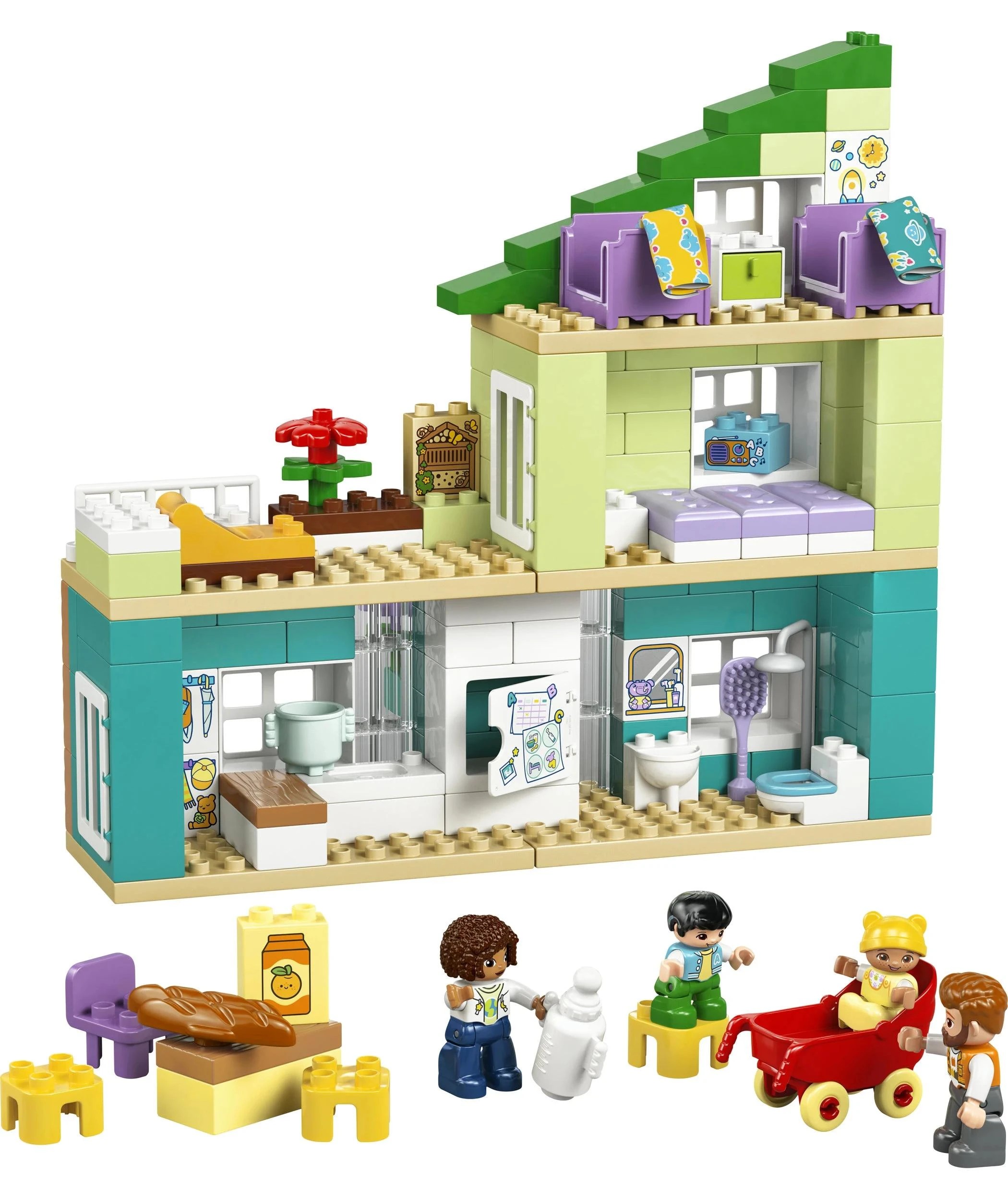 6 LEGO® DUPLO Town 3 in 1 Modern Family House with Figures 10470 - Multi, 6 of 10