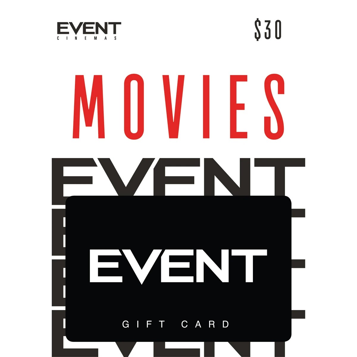 1 Event Cinemas $30 Gift Card, 1 of 1