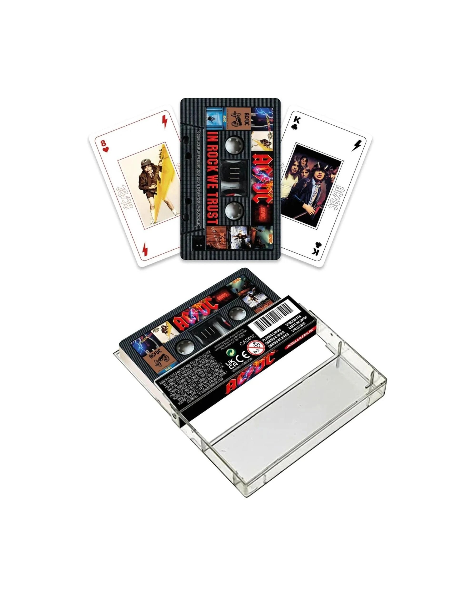 1 Aquarius AC/DC Cassette Playing Cards, 1 of 1