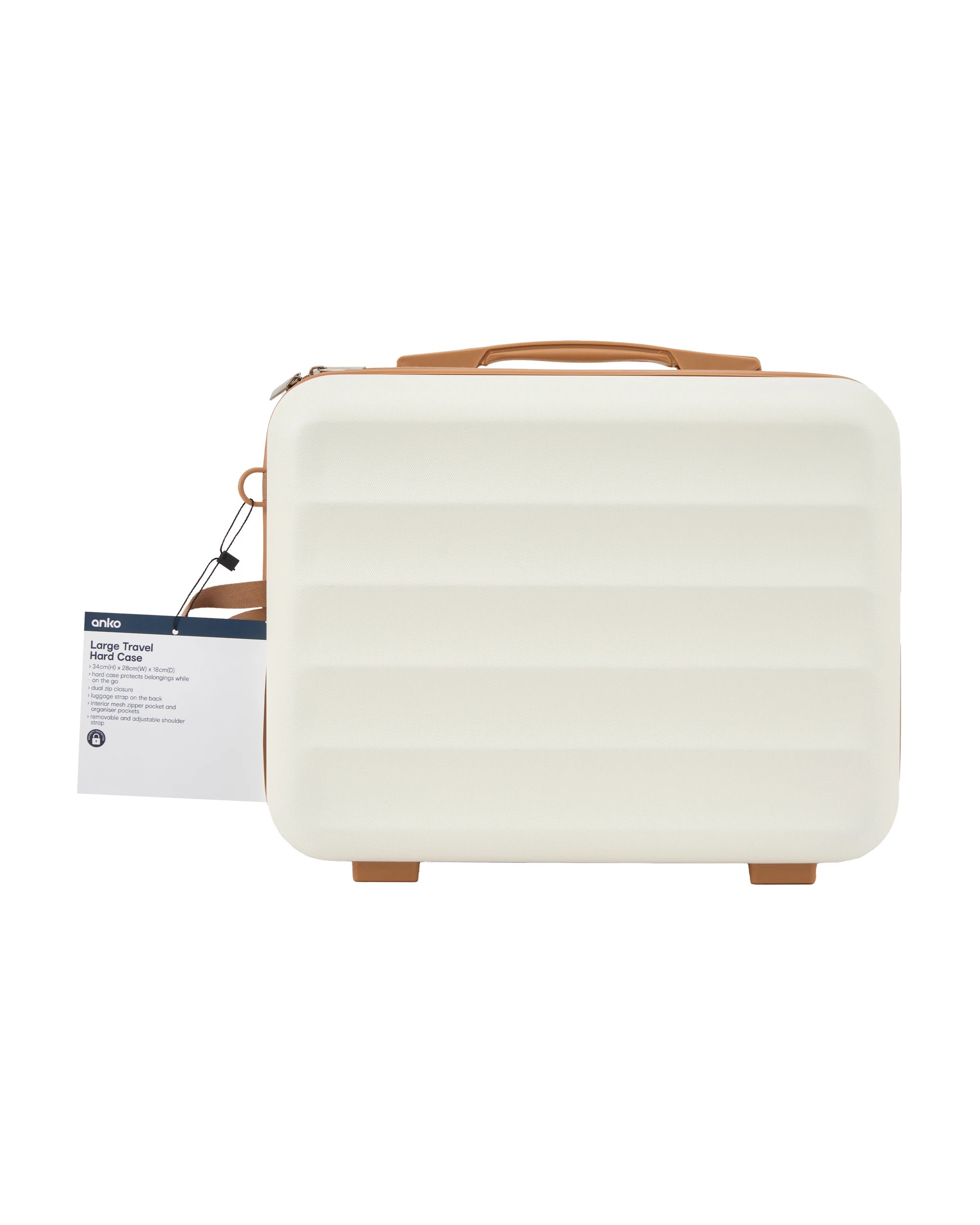 8 Large Travel Hard Case - Cream Beige, 8 of 8