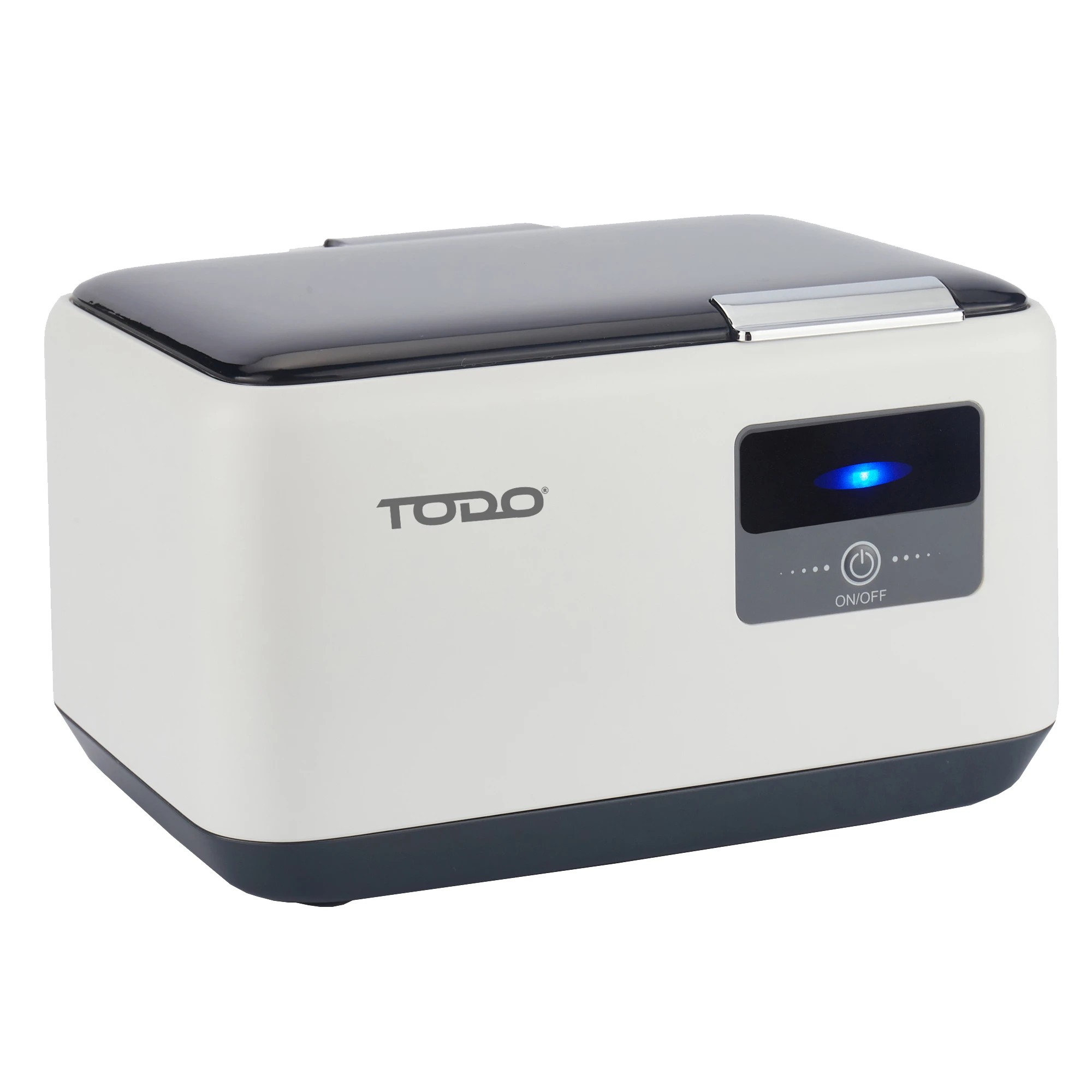 2 TODO Ultrasonic Cleaner Sonic Wave Jewellery Cleaner Blue LED 600ml Stainless Steel Tank 3min Cycle, 2 of 8