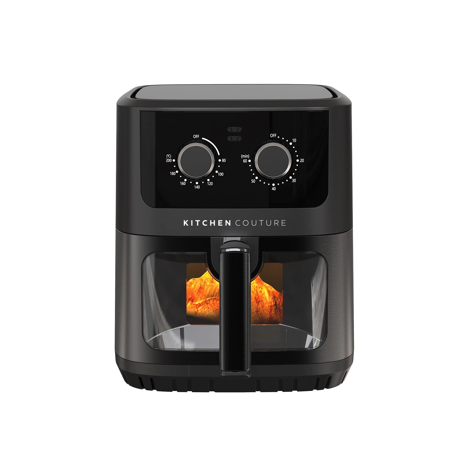5 Kitchen Couture 6.5L Compact Air Fryer Viewing Window Stylish Powerful - Black, 5 of 5