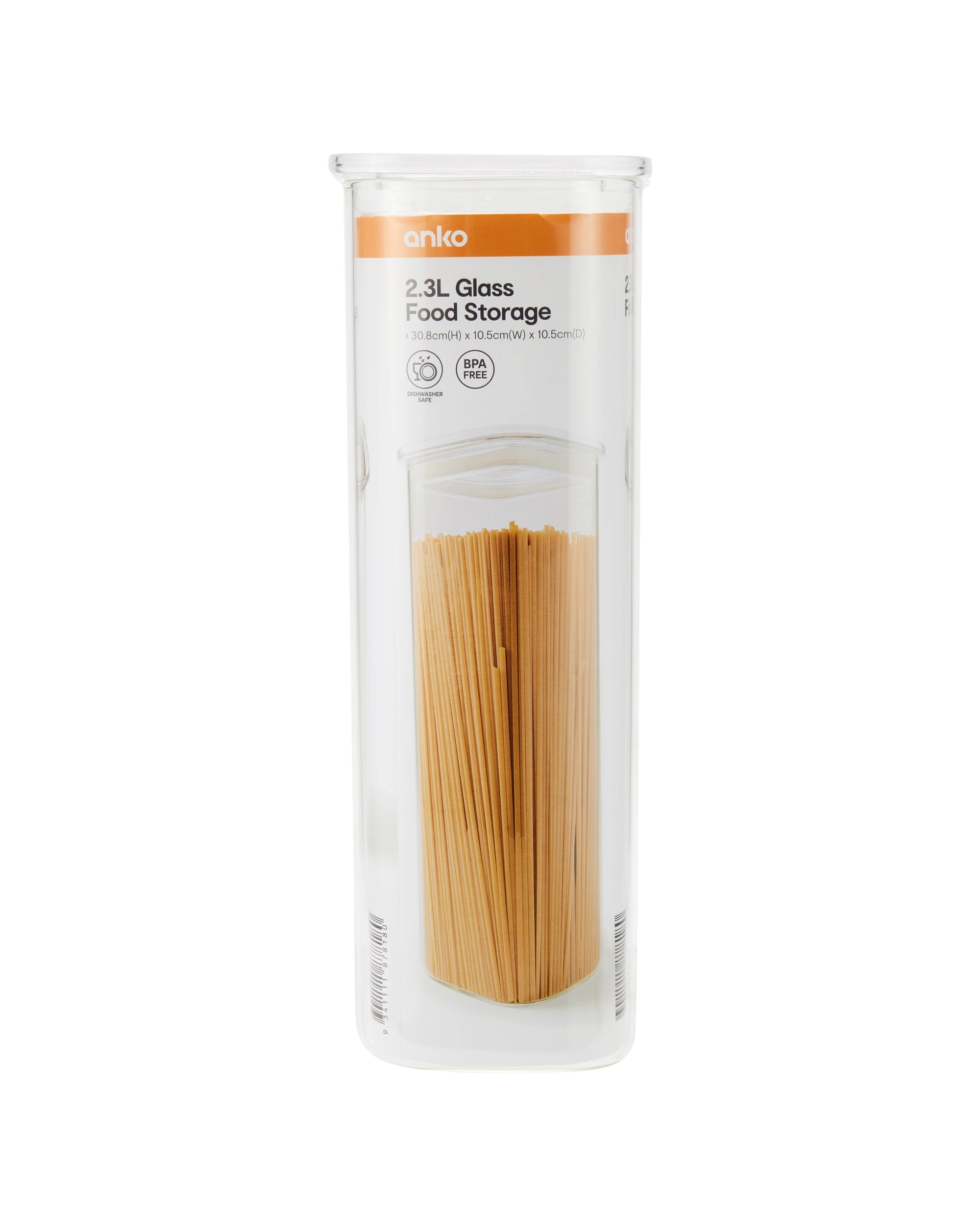 6 2.3L Glass Food Container, 6 of 6