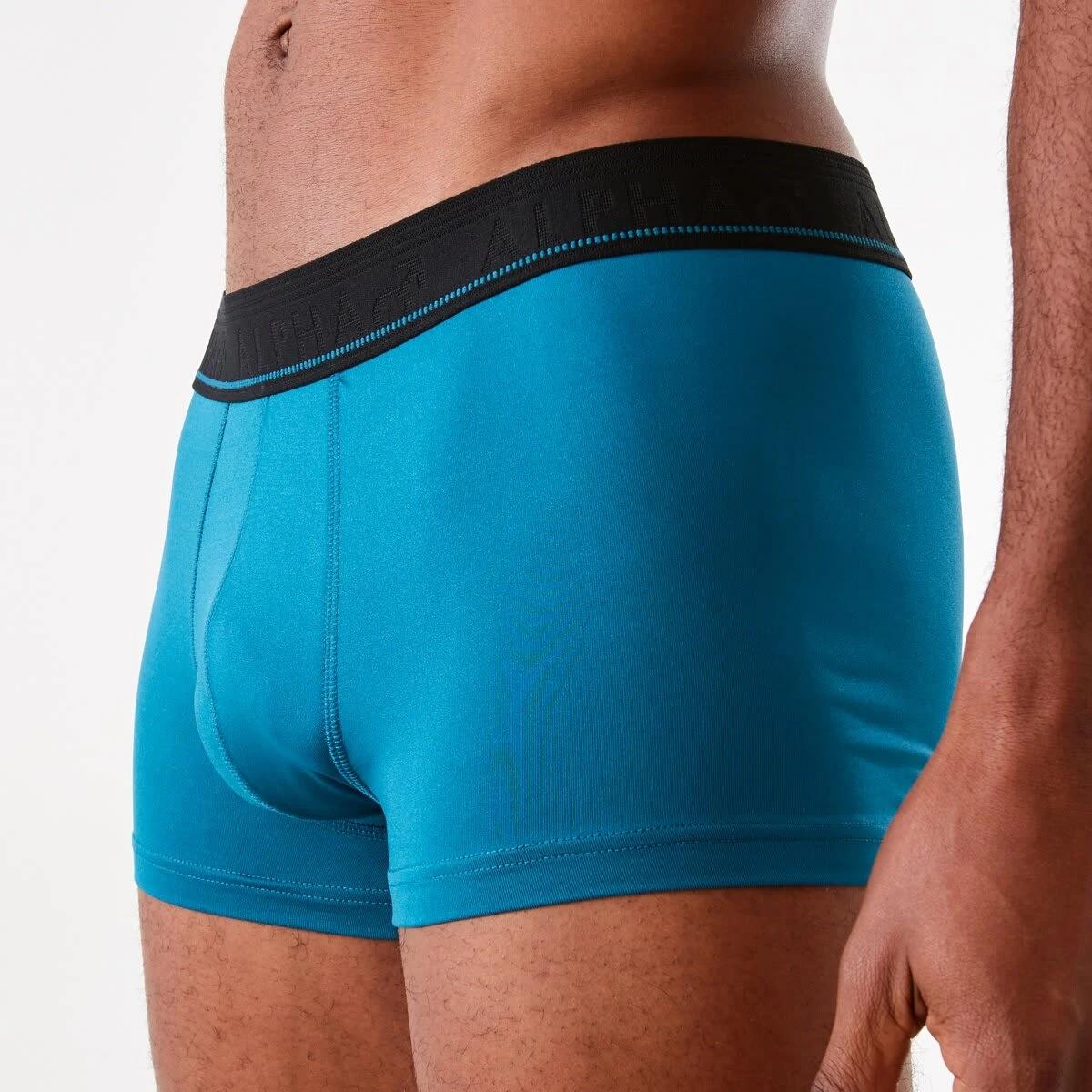 5 3 Pack Stay Fresh Plain Trunks Fresh Blue, 5 of 8