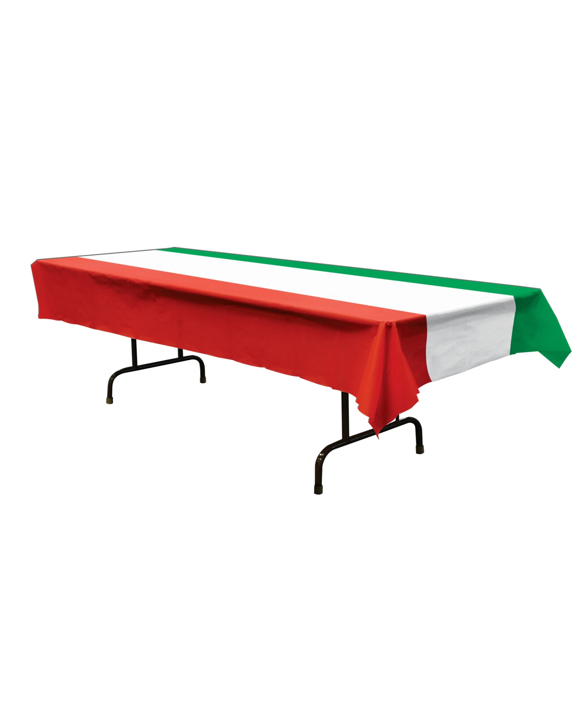 1 Beistle Plastic Tablecloth - Red White Green, 1 of 1