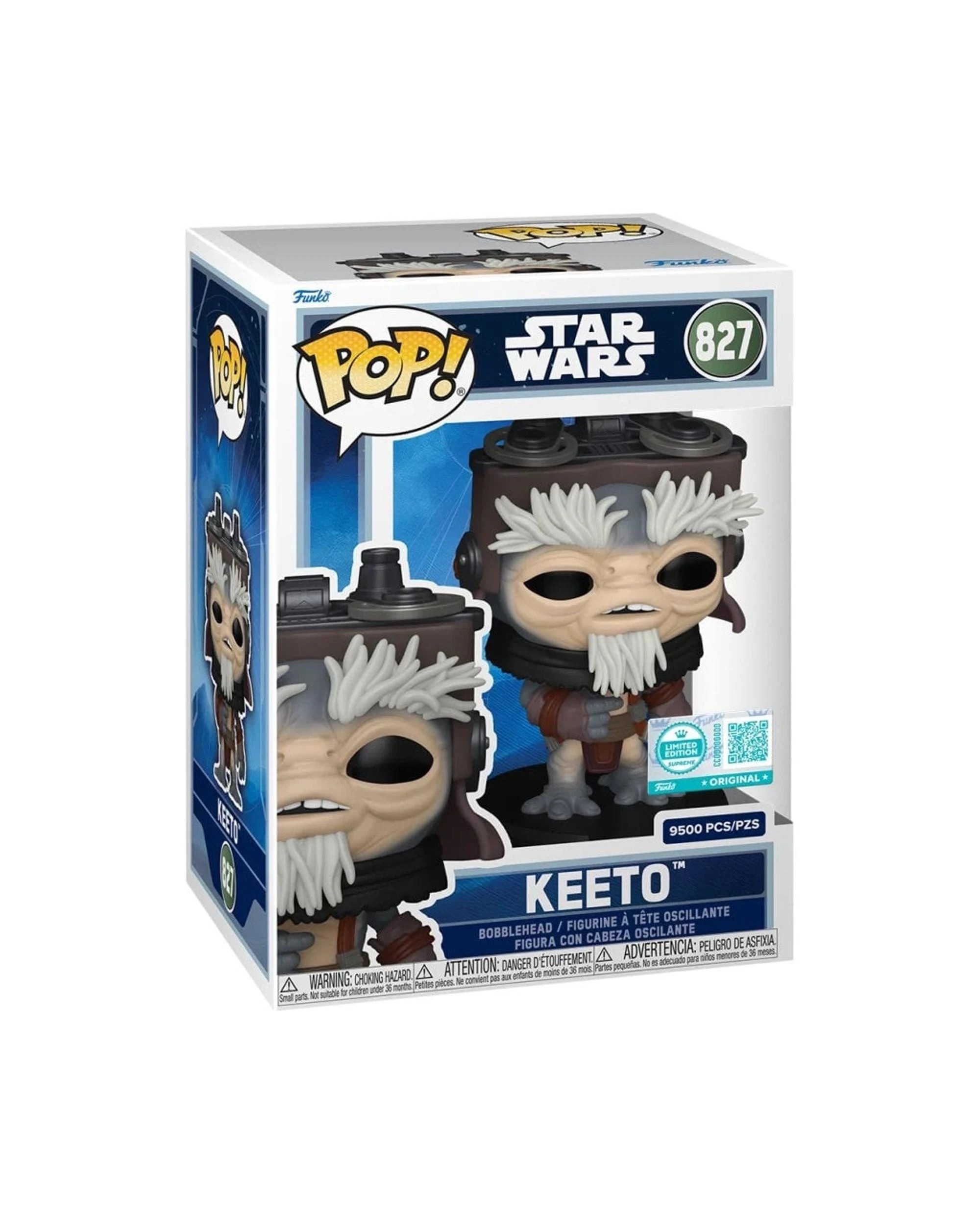 3 Star Wars The Mandalorian and Grogu Keeto Limited Edition Bobblehead Funko POP! Vinyl, 3 of 3