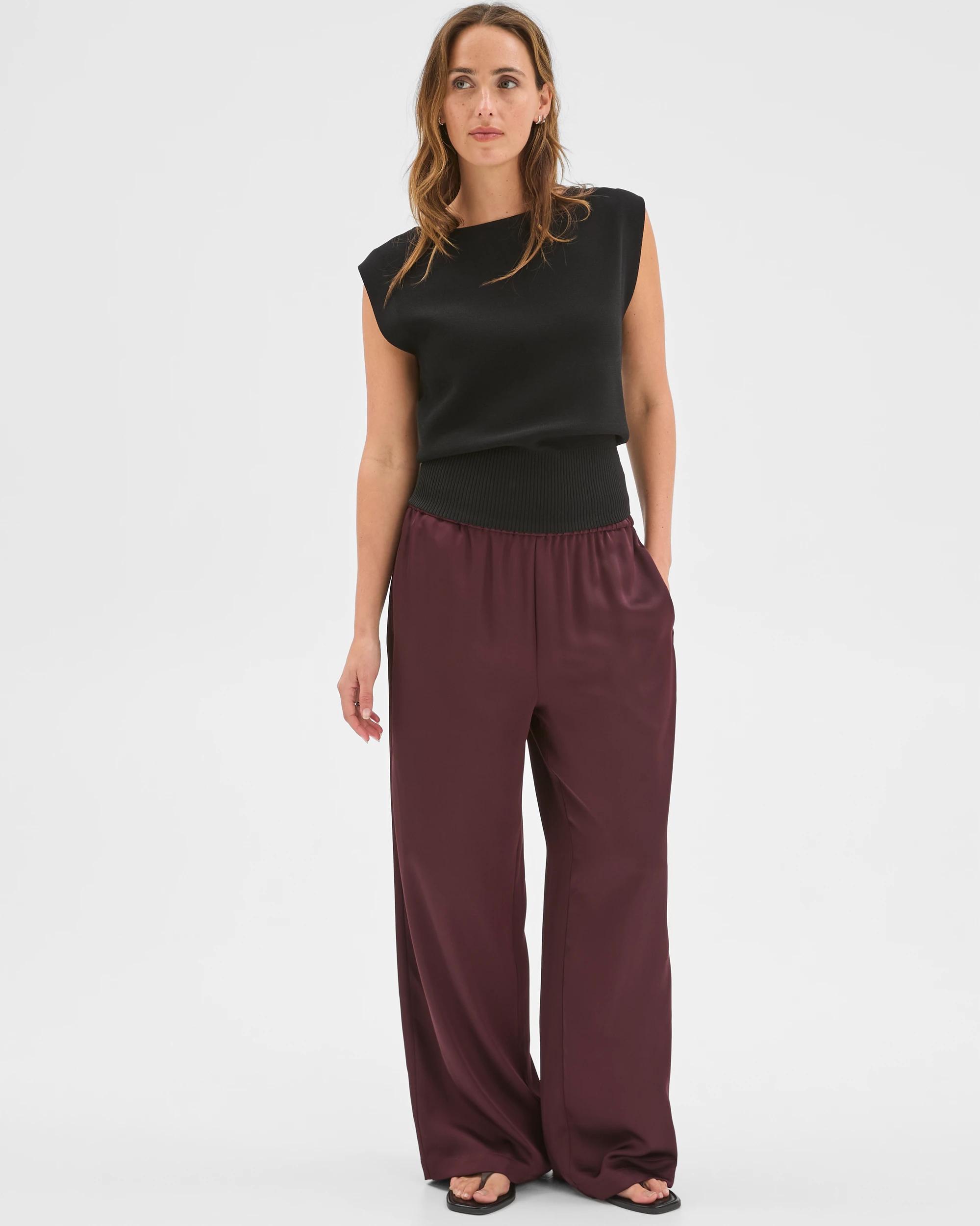 1 Preview Satin Pants PINOT, 1 of 7