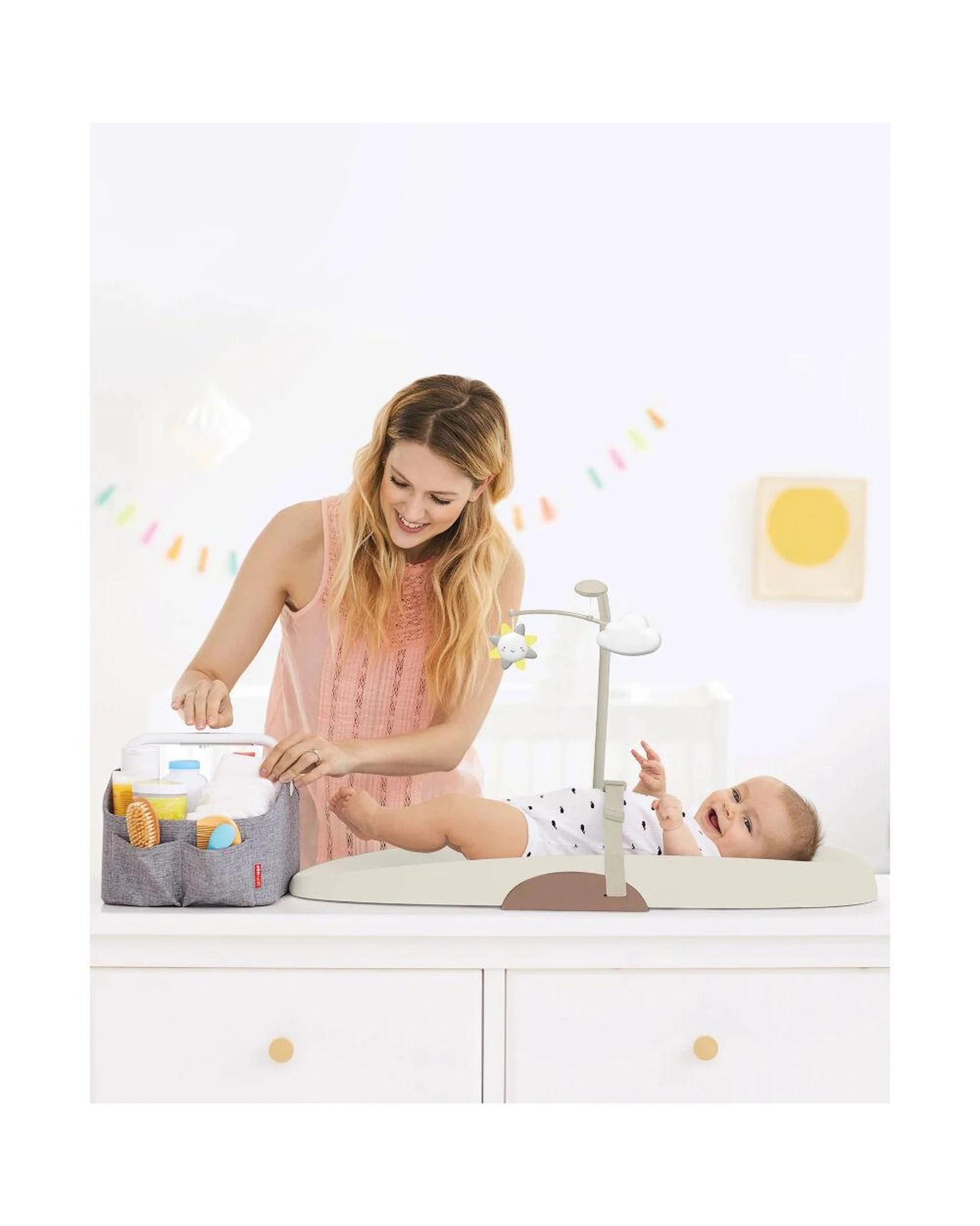 6 Skip Hop Wipe Clean Changing Pad Oat, 6 of 7