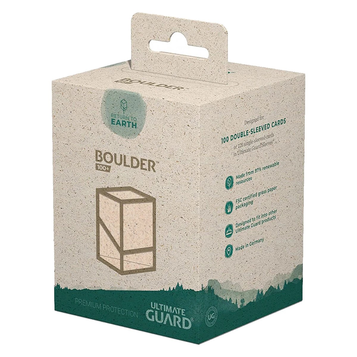 Ultimate Guard Return To Earth Boulder 100+ Deck Box Natural - Kmart