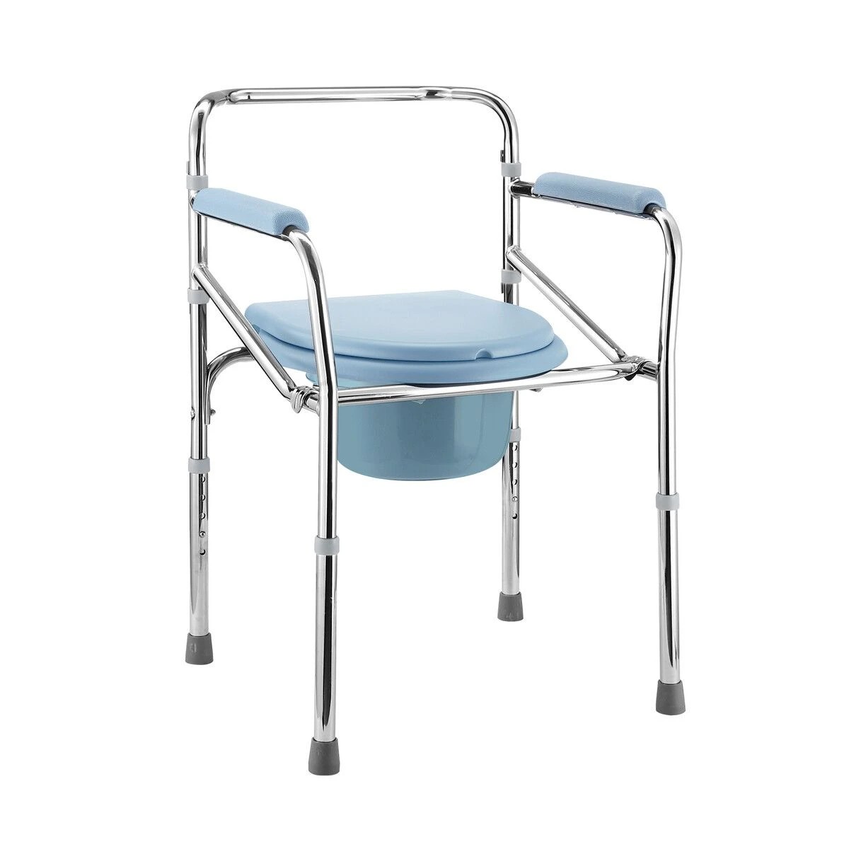 3 Ausway Commode Shower Chair Toilet Seat 3in1 Wheelchair, 3 of 3