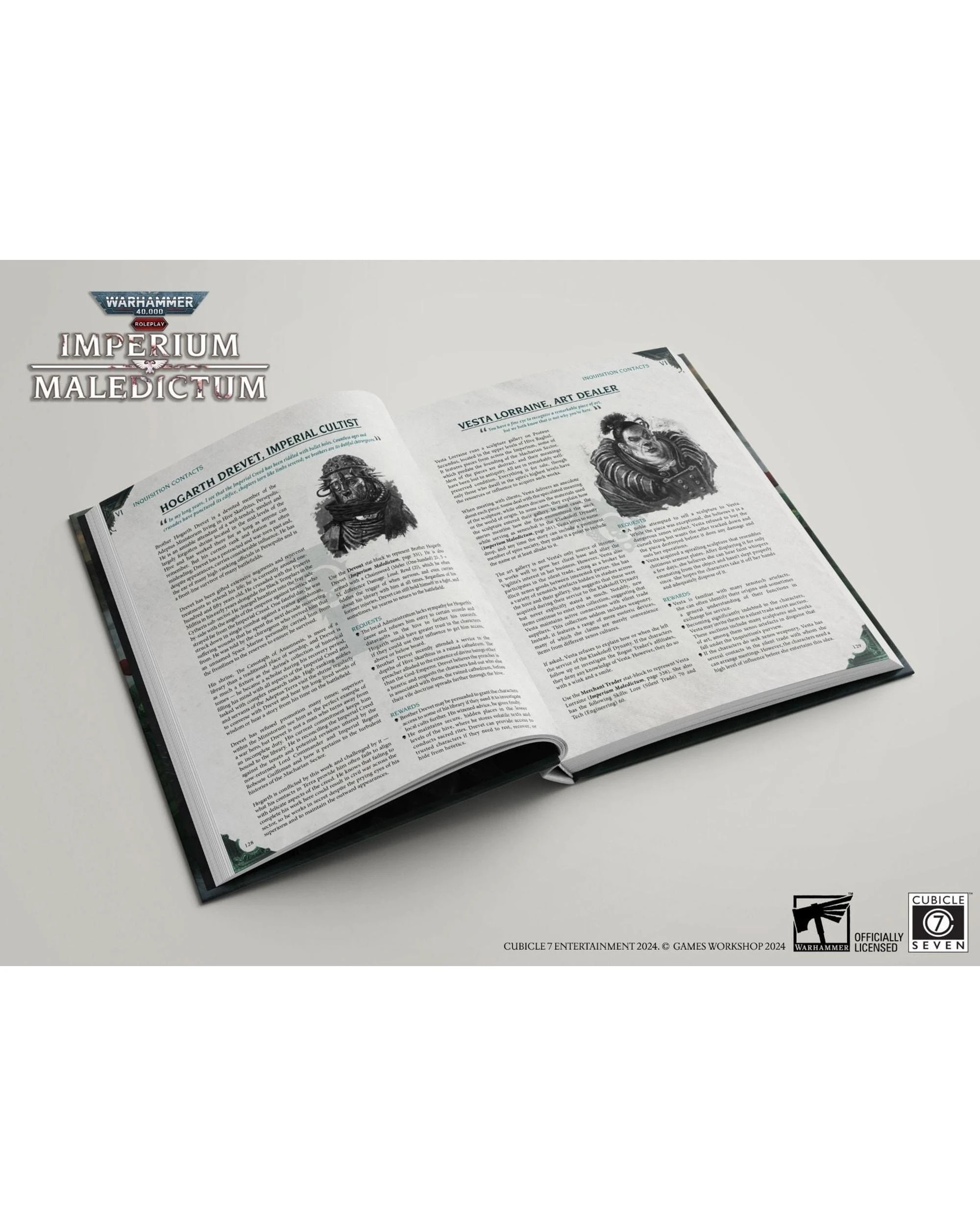 6 Warhammer 40,000: RPG Imperium Maledictum Inquisition GameMaster's Guide, 6 of 7