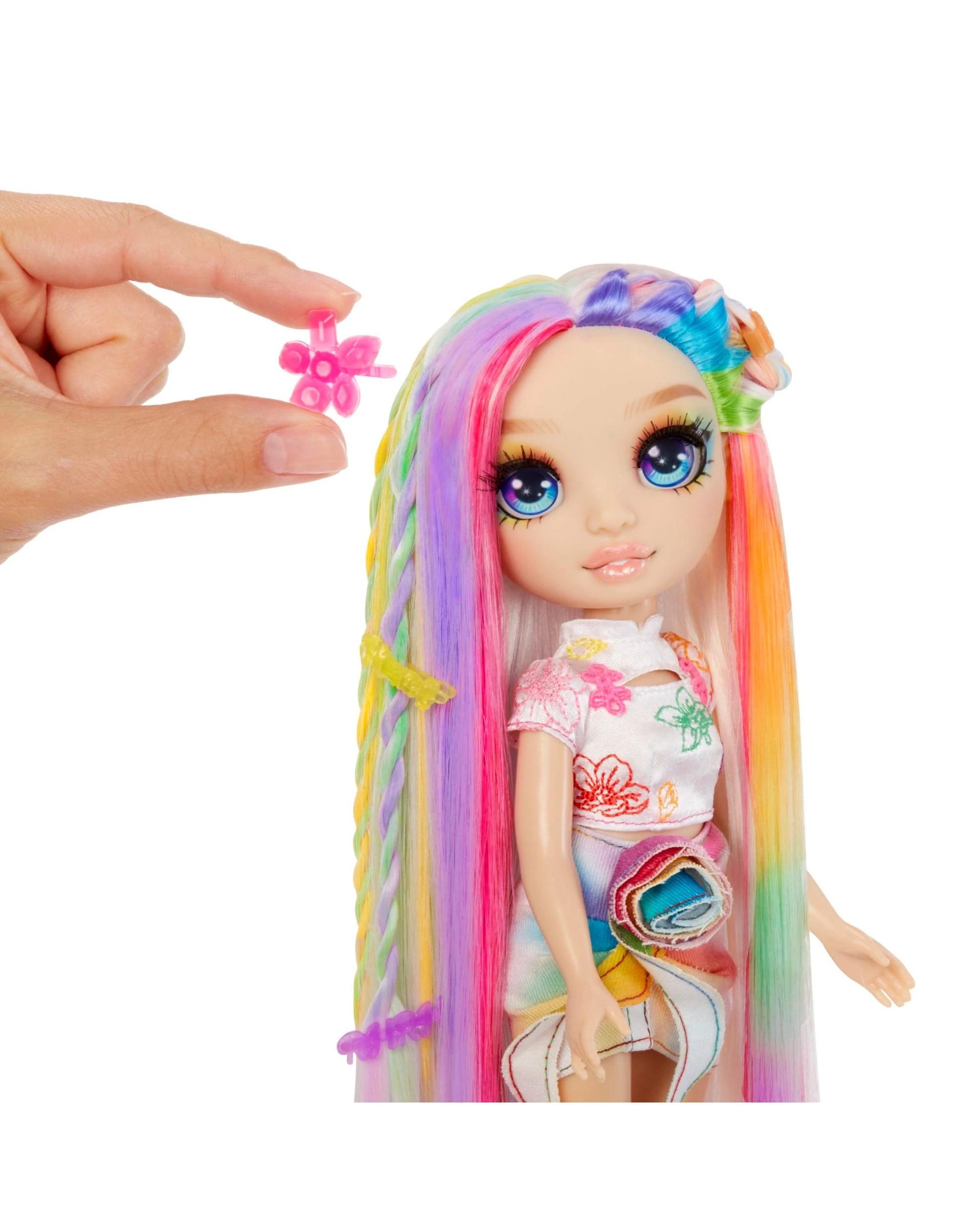 8 Rainbow High Hair Chalk and Style Amaya Raine Doll, 8 of 8