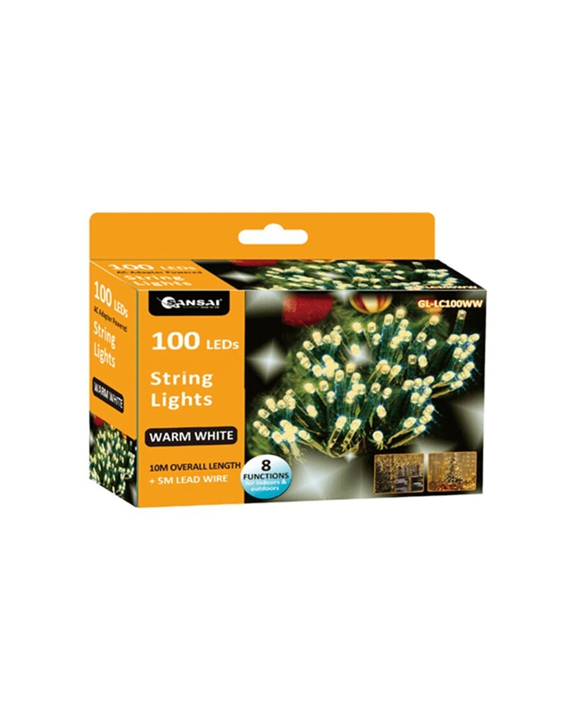 1 Sansai 100 Led Electric Lumini Decorative/christmas String Lights Warm White
 - White, 1 of 3