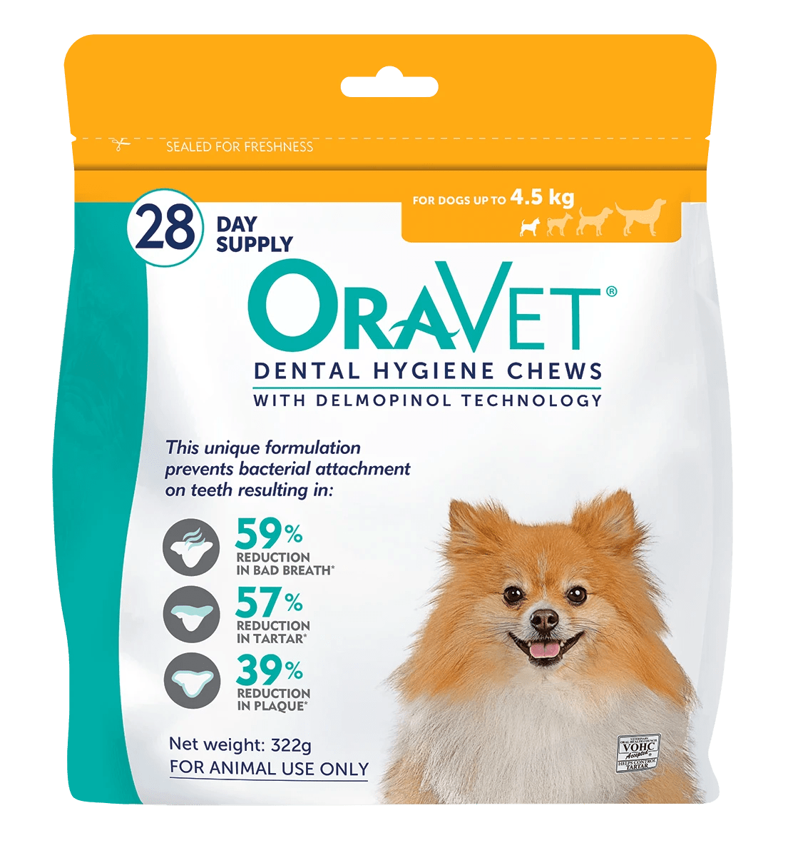 1 Oravet Dental Hygiene Chews For Extra Small Dogs - 28 Chews, 1 of 1