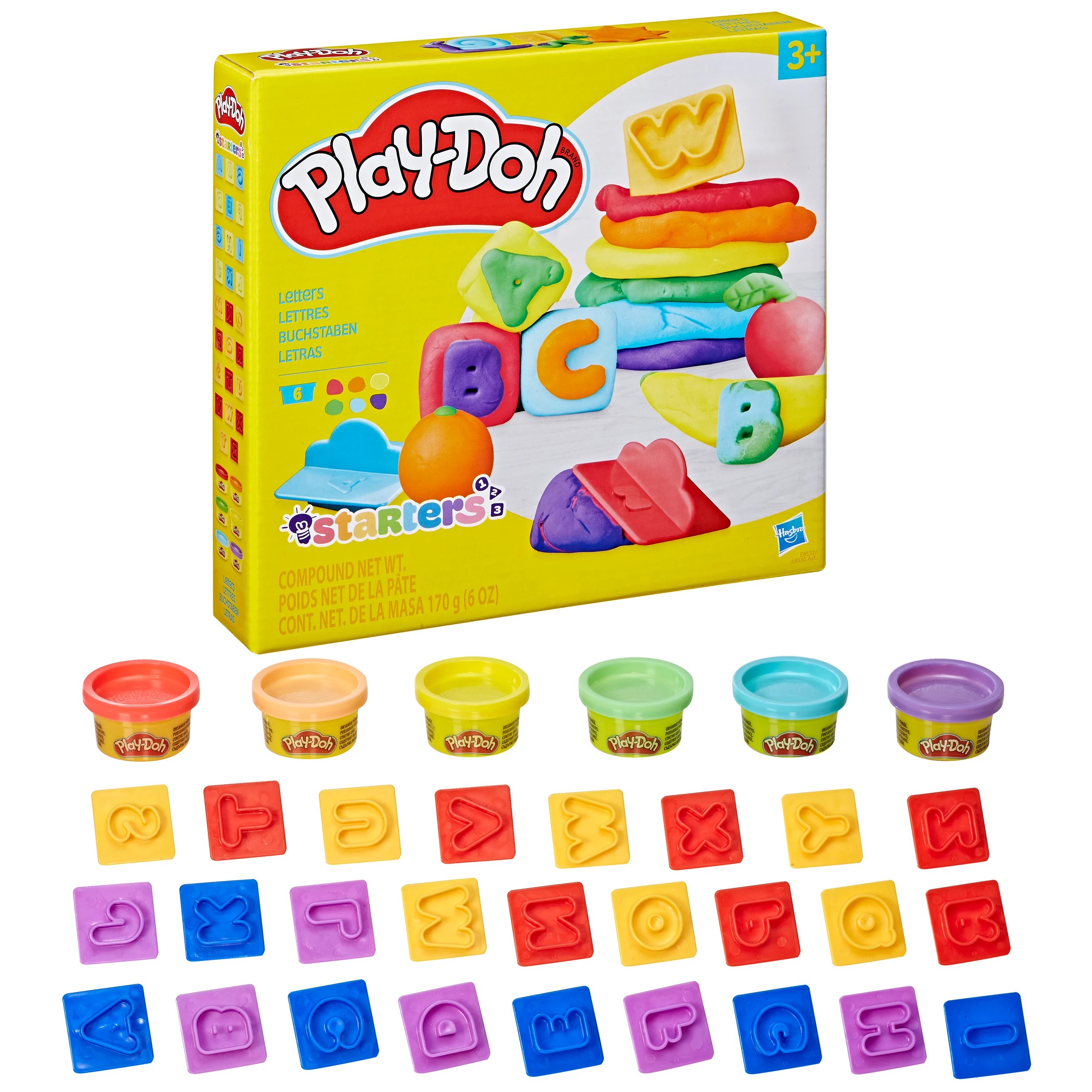 6 Play-Doh Play - Doh Starters Set - Assorted - Multi, 6 of 7