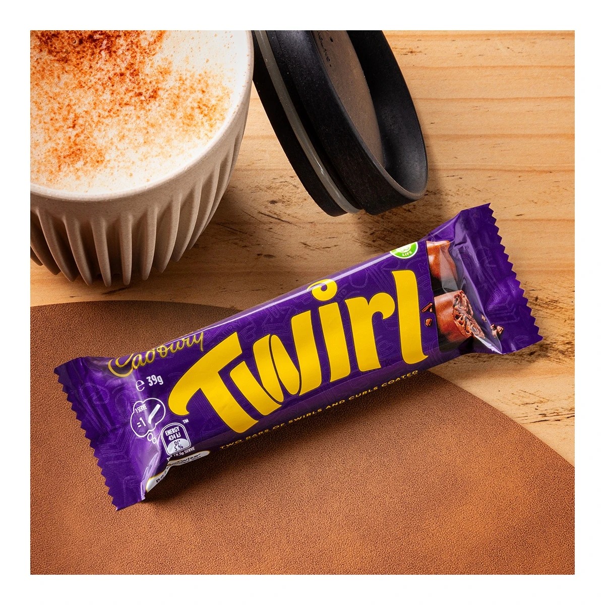 1 Cadbury Twirl Bar 39g, 1 of 3