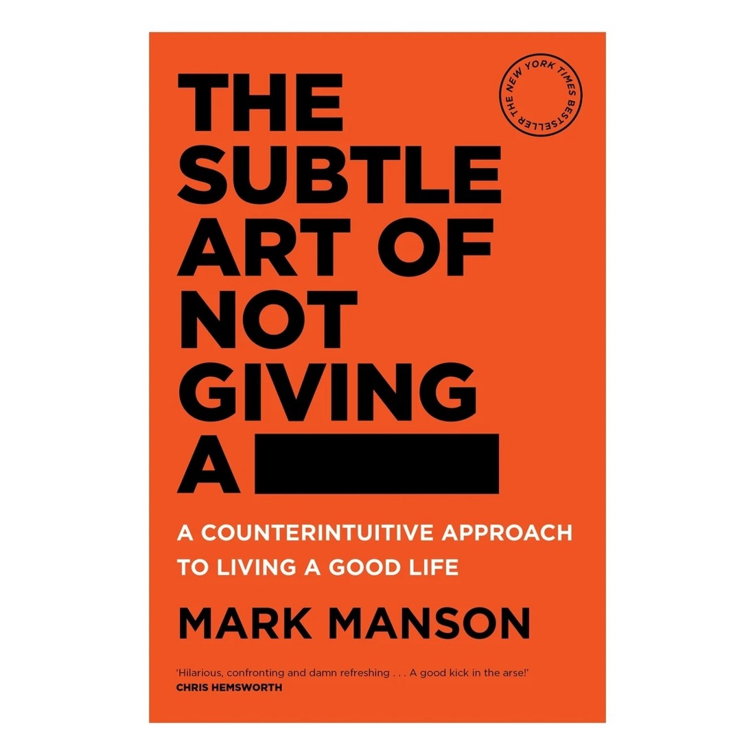 1 A Subtle Art Of Not Giving A F...! by Mark Manson - Book, 1 of 1