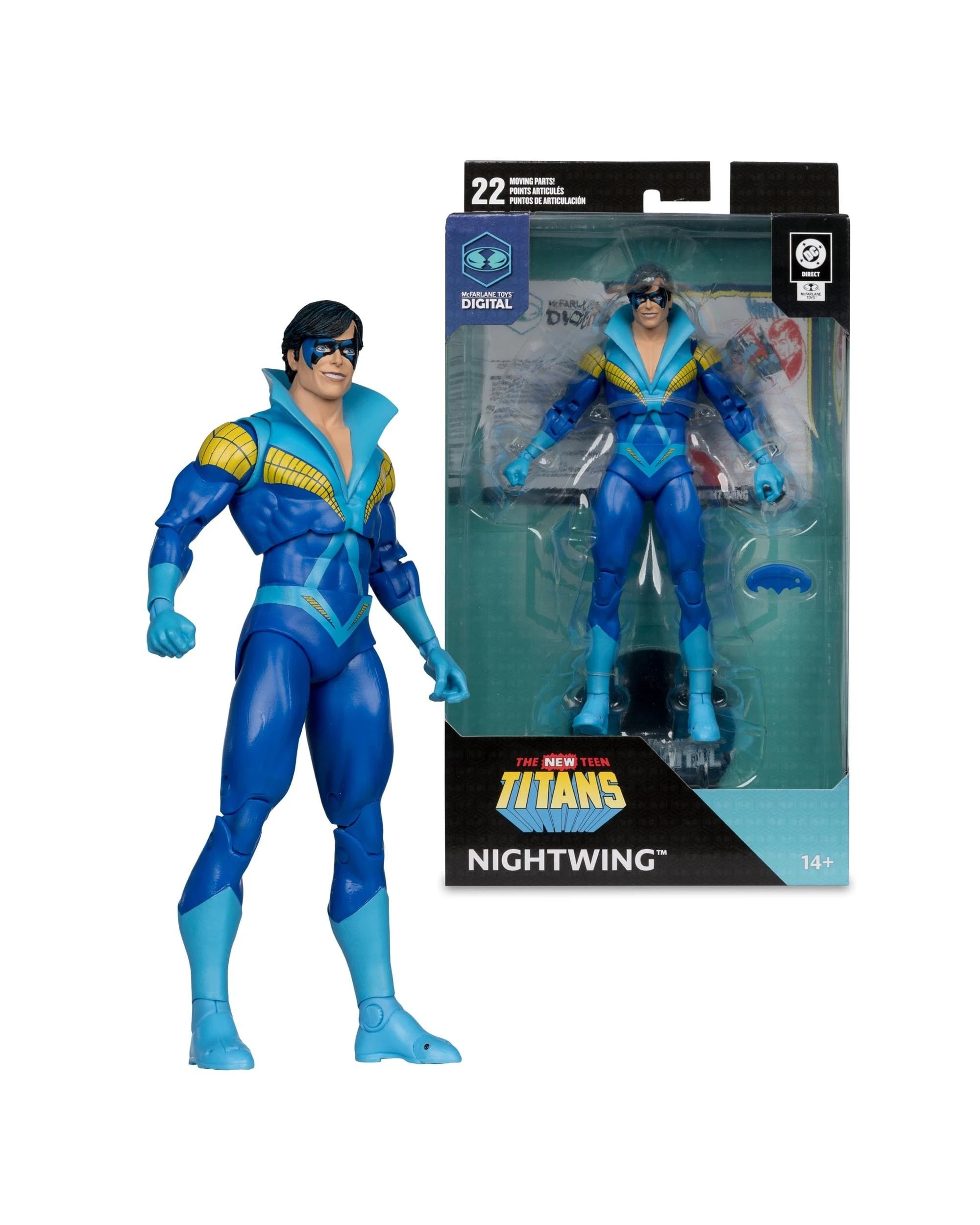 1 McFarlane Digital DC Direct Nightwing Silver Age 7 inch Figure, 1 of 9
